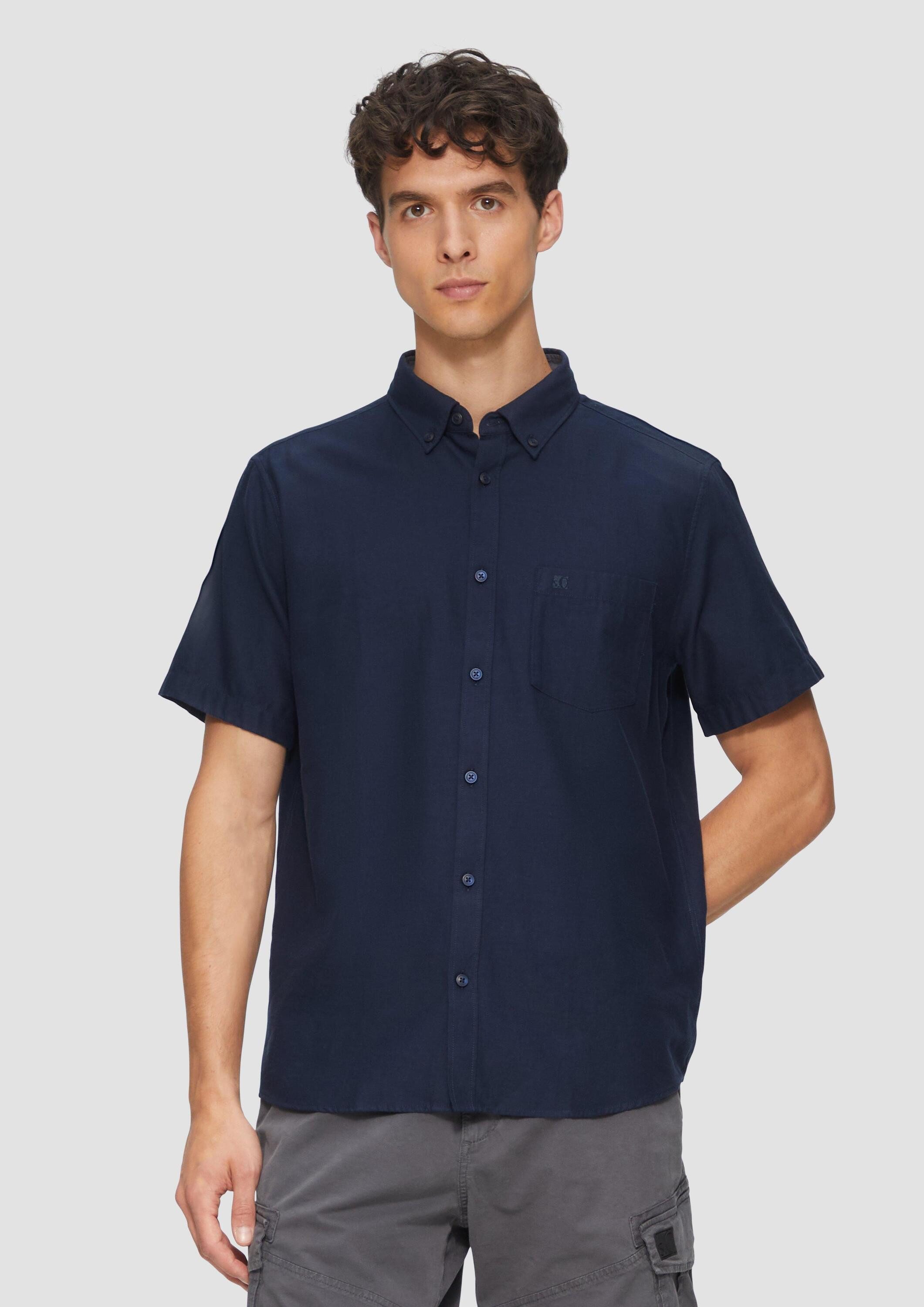 s.Oliver Kurzarmhemd Hemd Regular Fit: Kurzarm-Hemd günstig online kaufen