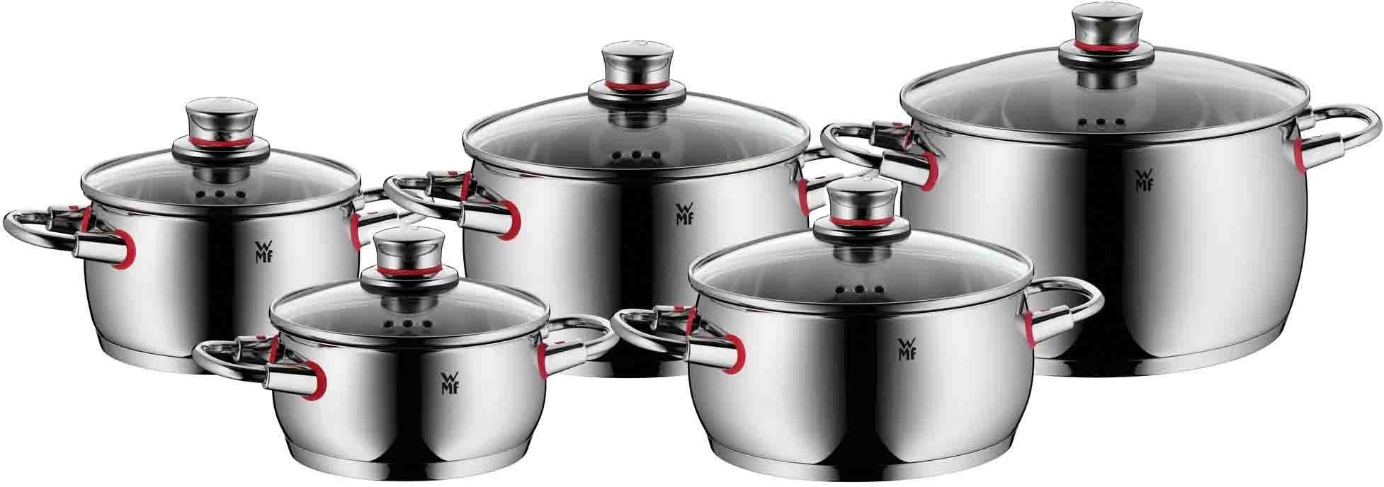 One, Rostfrei Cromargan® WMF Topf-Set (10-tlg) Edelstahl Quality 18/10