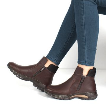 Celal Gültekin 727-28603 Brown Boots Reißverschlussstiefel