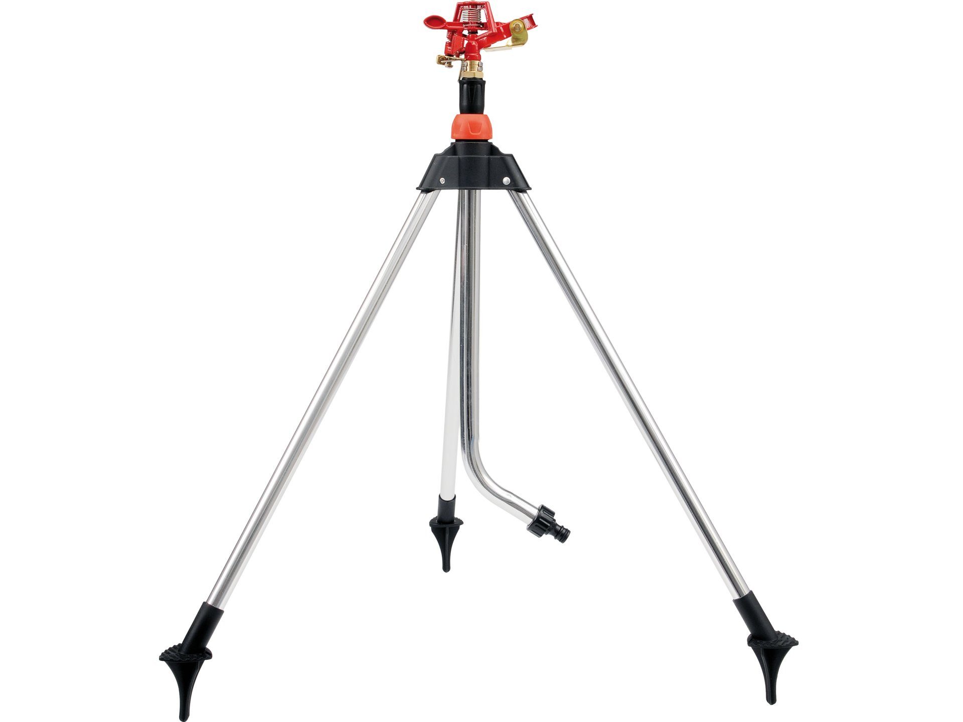 Yato Gartenspritze Arroseur à impulsion, 24 m sur trépied, aluminium/ABS, (Impulsregner auf Aluminium-Stativ, 24 m Reichweite, Impulsregner auf Aluminium-Stativ, 24 m Reichweite), keine