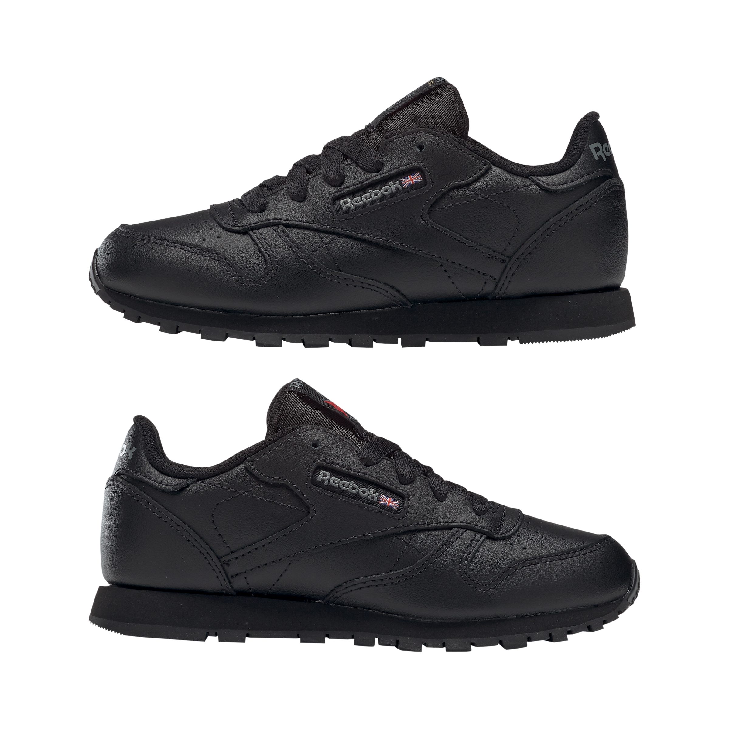 LEATHER Reebok CLASSIC Classic schwarz Sneaker
