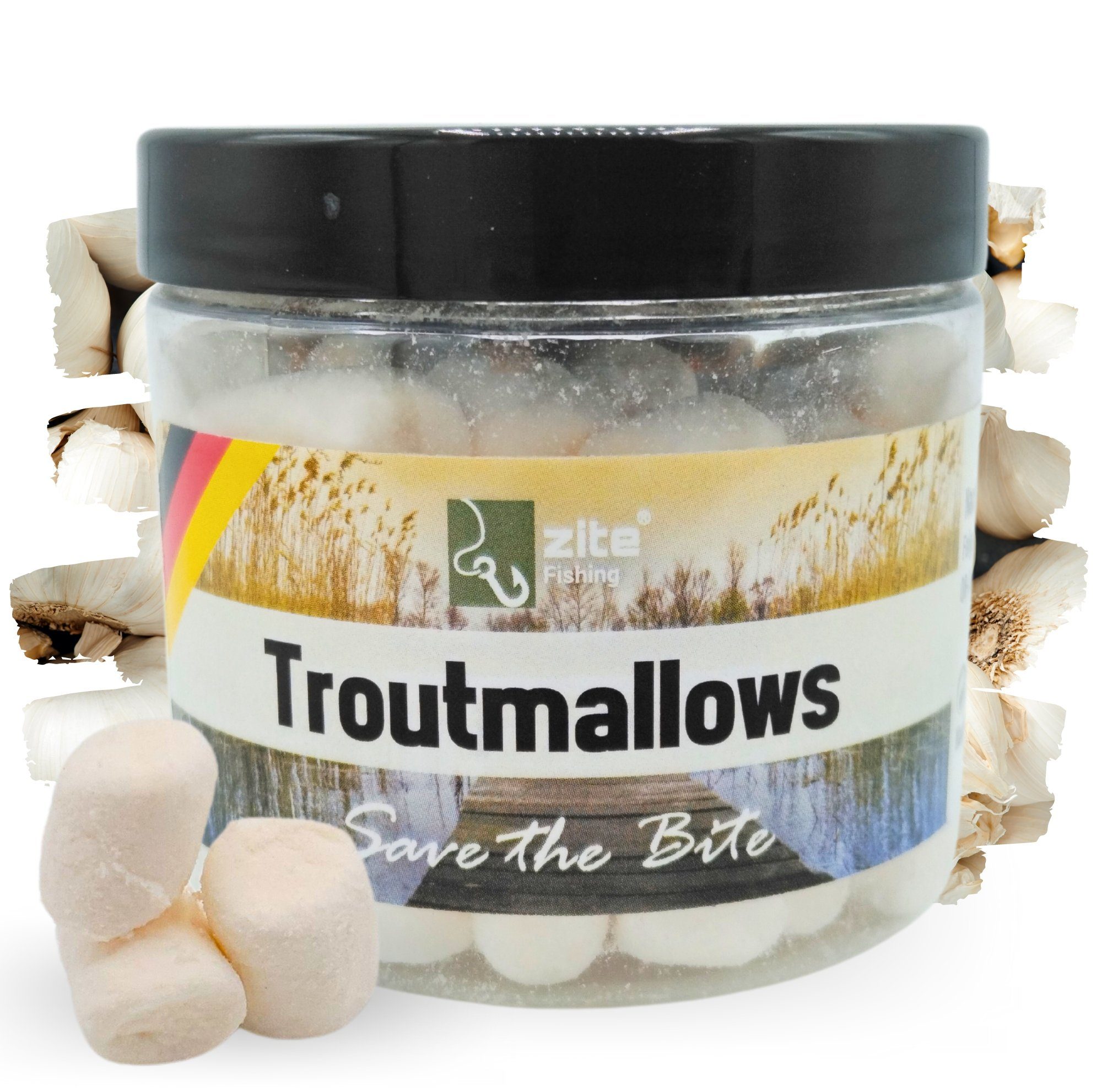 Kunstköder Troutmallow Kunstköder - 40g Marshmallows - 8 Farben - Forellenangeln