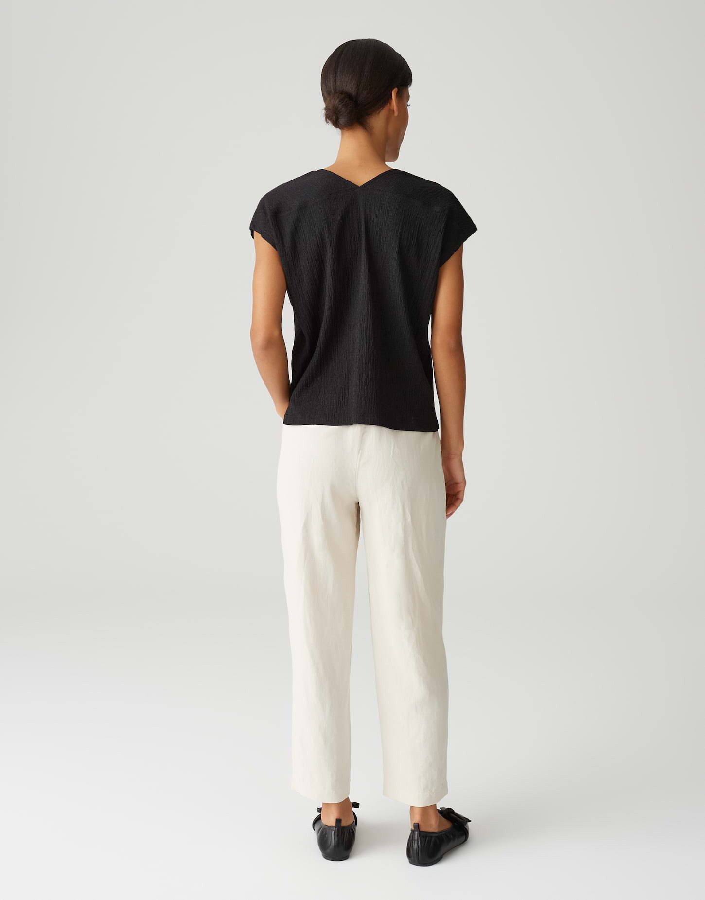 OPUS Kurzarmshirt SIRUKUS STRUCTURE Regular mit Crash Effekt