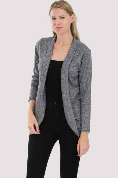 malito more than fashion Cardigan 5021 Strickjacke in Melange Optik Einheitsgröße