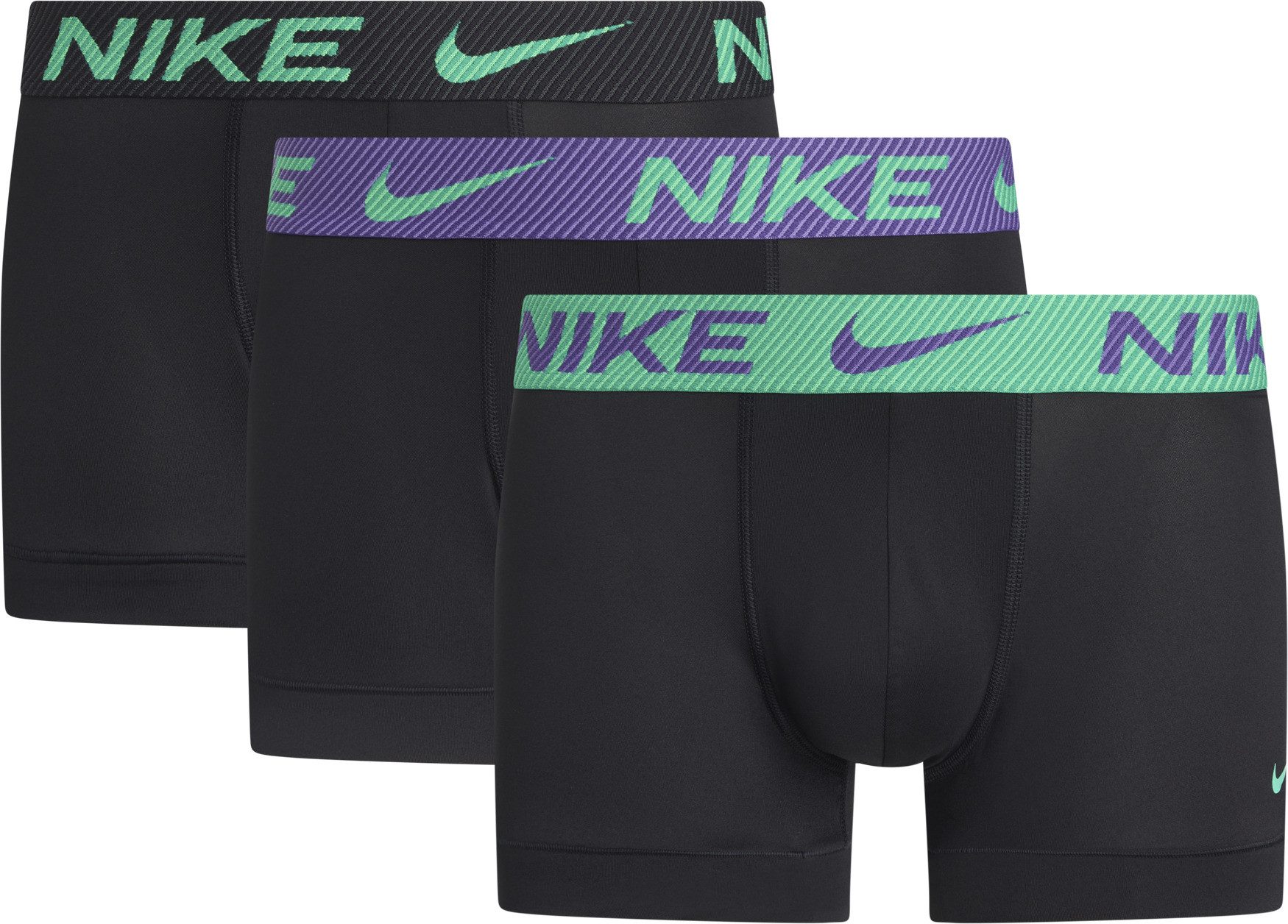Nike Underwear Trunk TRUNK 3PK (Packung, 3-St., 3er) mit NIKE Logo-Elastikbund