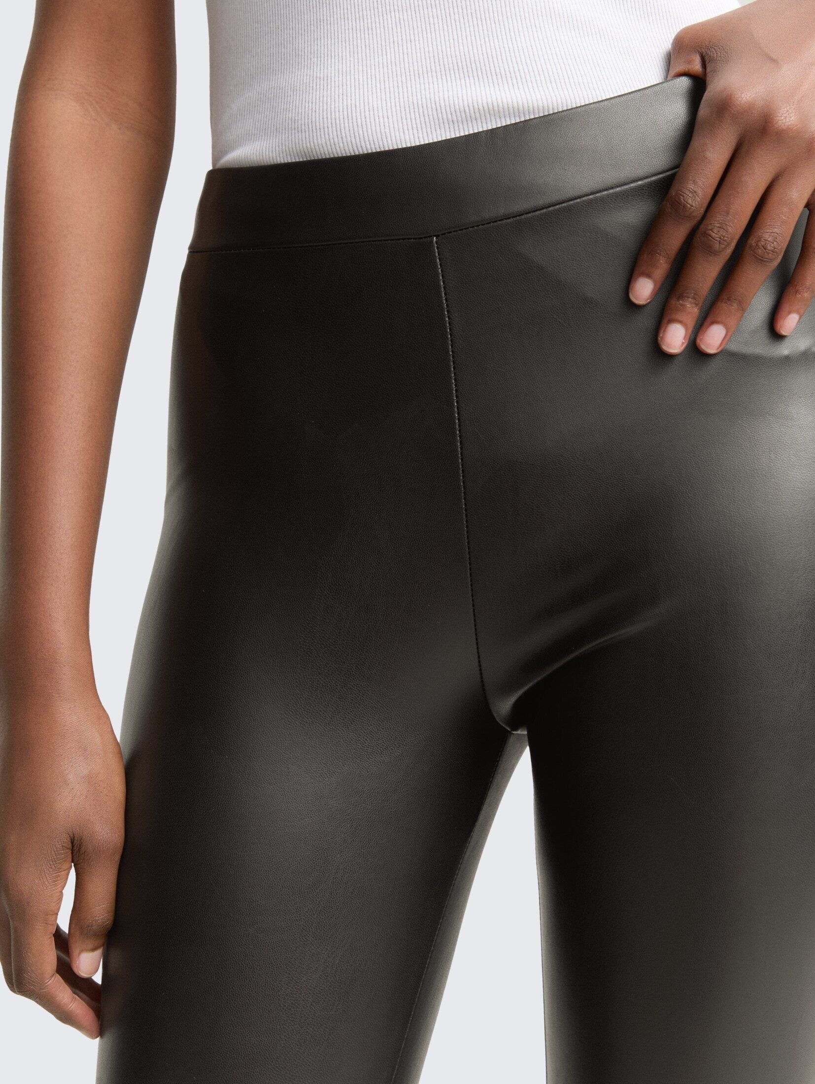 TOM TAILOR Denim Leggings Hosen & Chino Leggings in Lederoptik
