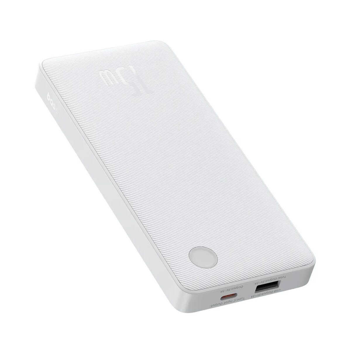 Baseus Baseus Airpow Lite 10000mAh Powerbank 15W Kabel Weiß Powerbank
