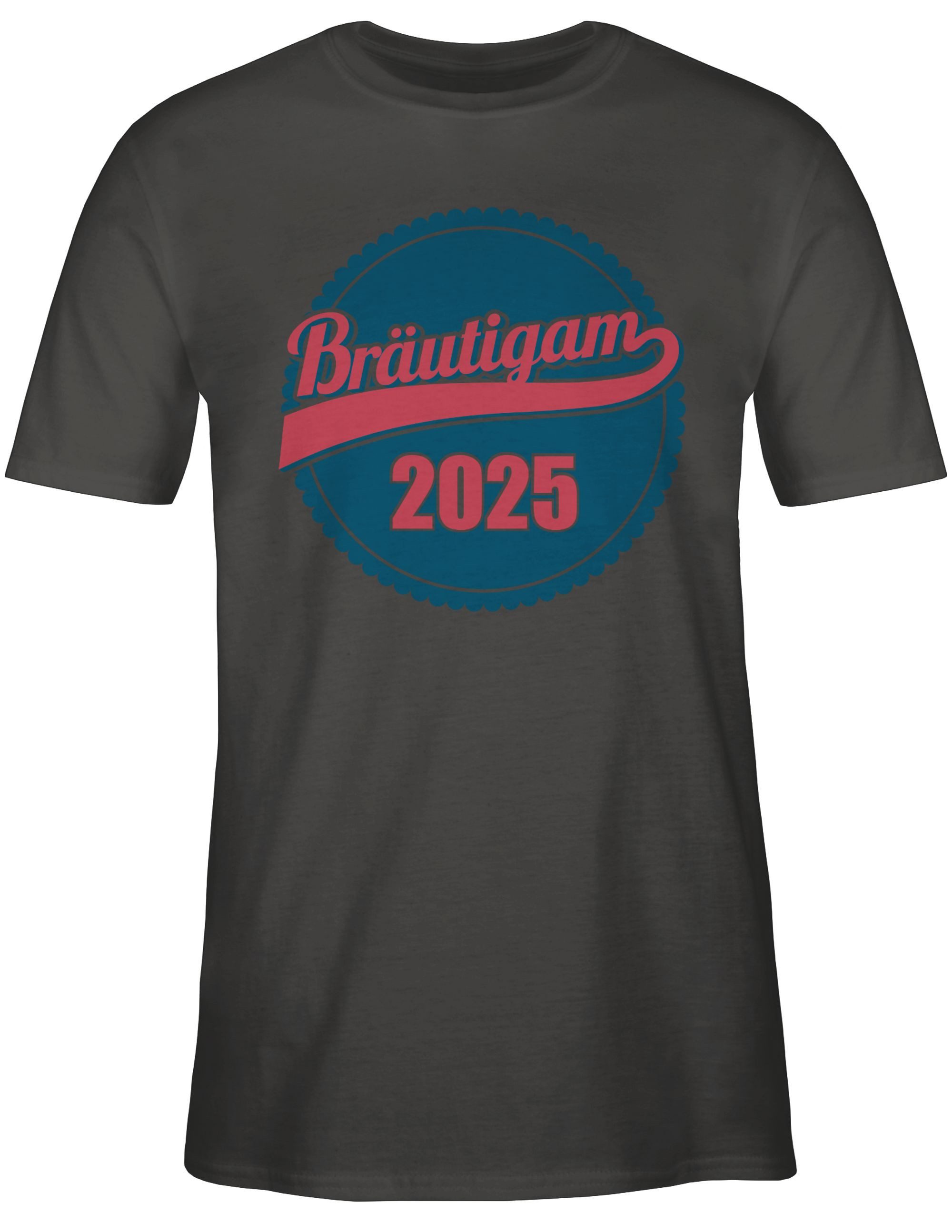 Shirtracer T-Shirt Bräutigam 2025 JGA Männer