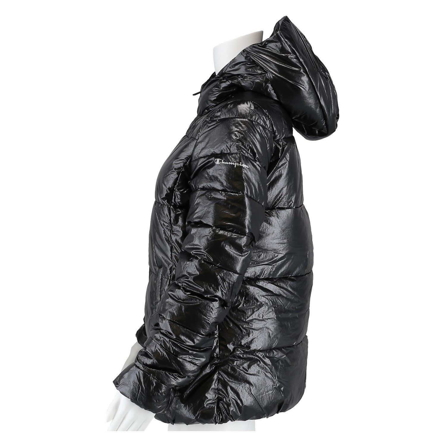 Champion Funktionsjacke Übergangsjacke mit Kapuze (Hooded) schwarz Damen