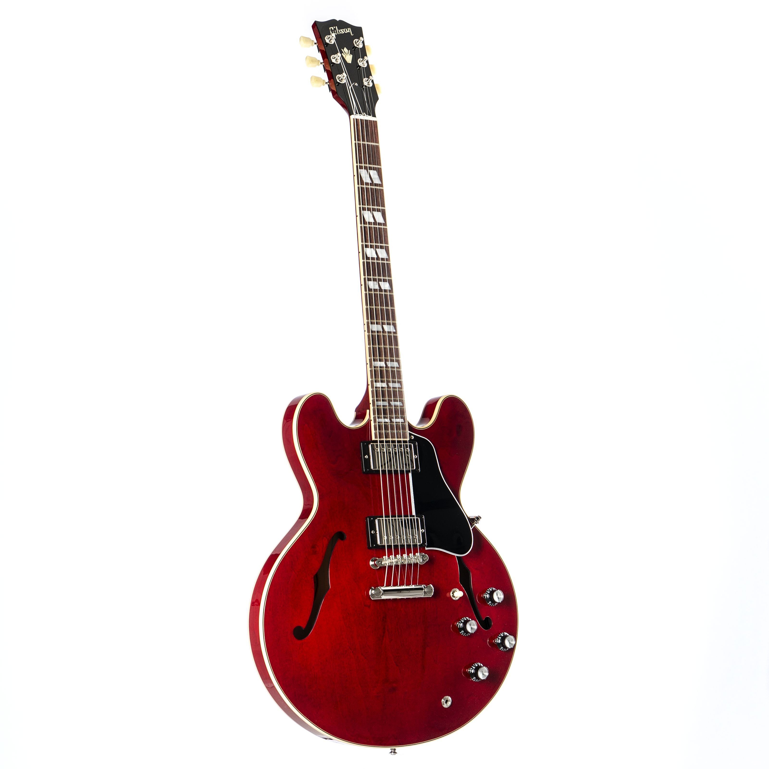 Gibson Halbakustik-Gitarre, Halb-Akustik Gitarren, Semi Hollow-Modelle, ES-345 Sixties Cherry - Halbakustik Gitarre