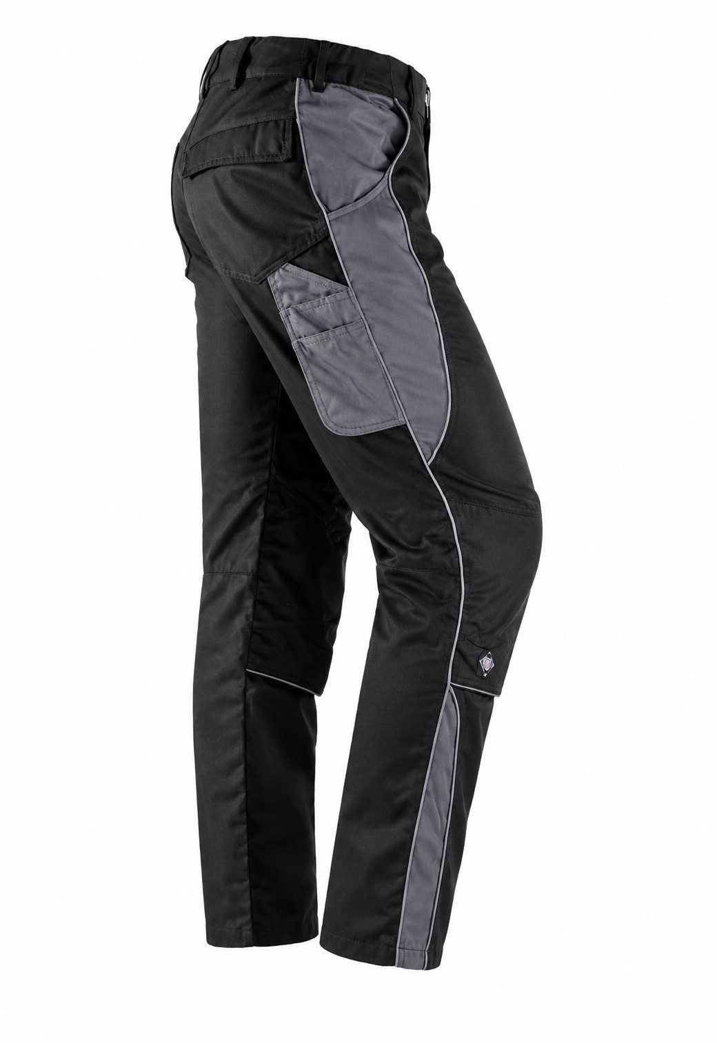 Engelbert Strauss Arbeitsbundhose Strauss Bundhose e.s.active Arbeitshose Flexbelt schwarz/anthrazit seitlich dehnbarer Flexbelt-Bund