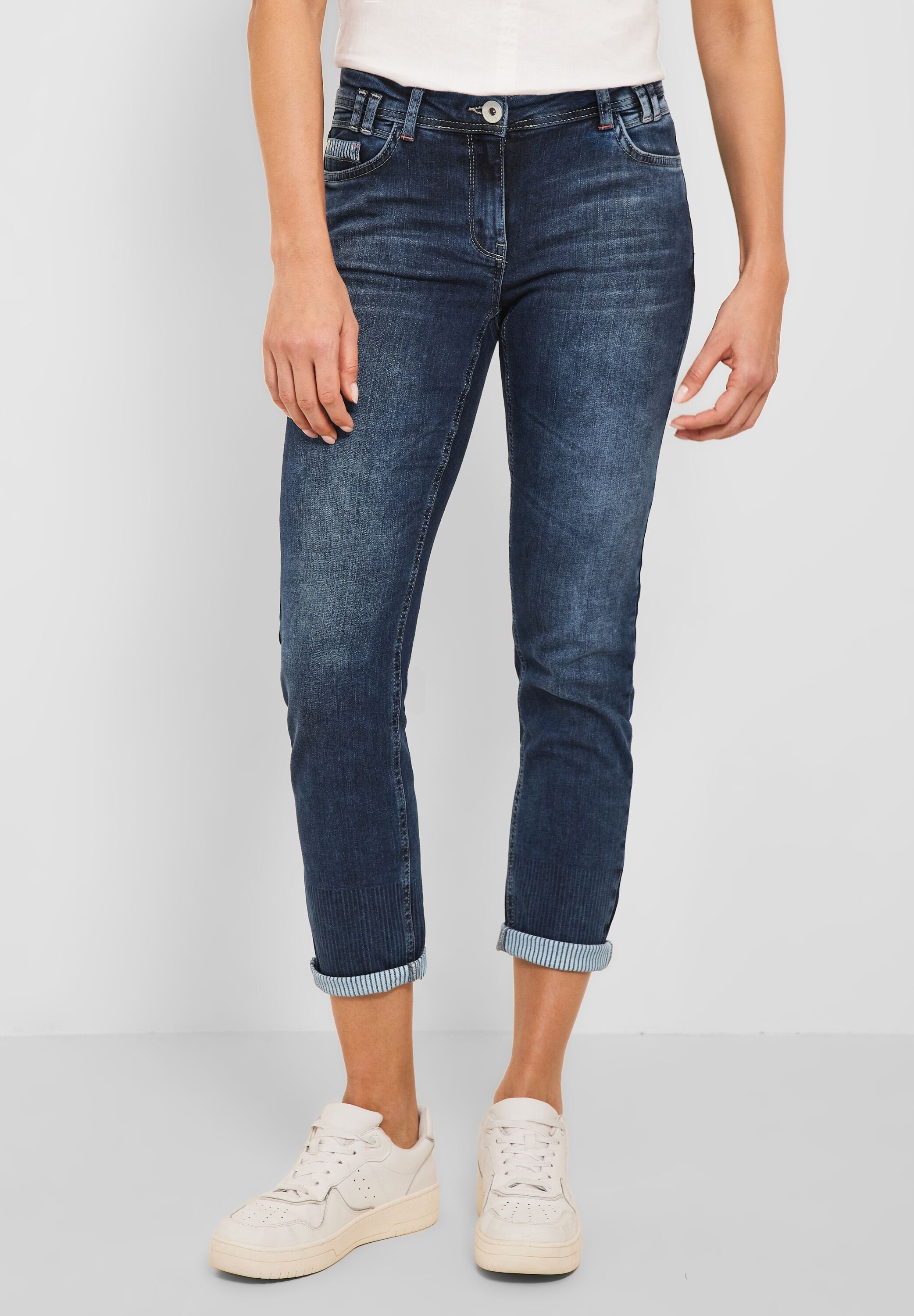 Stretch mit Slim-Fit Slim-fit-Jeans Jeans Cecil