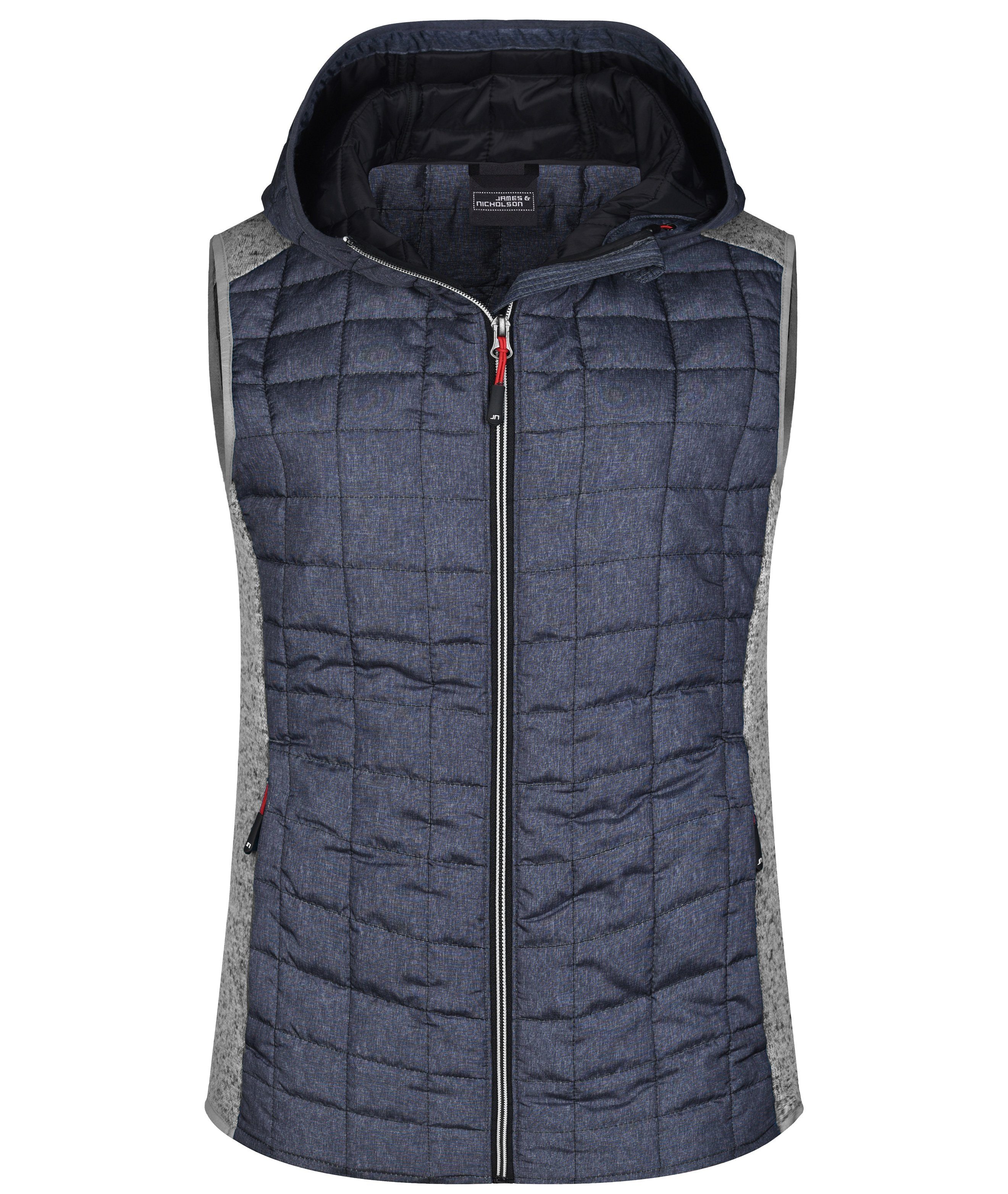 Strick Steppweste Nicholson James light James Nicholson, Hybrid & melange Damen Gilet JN & 767