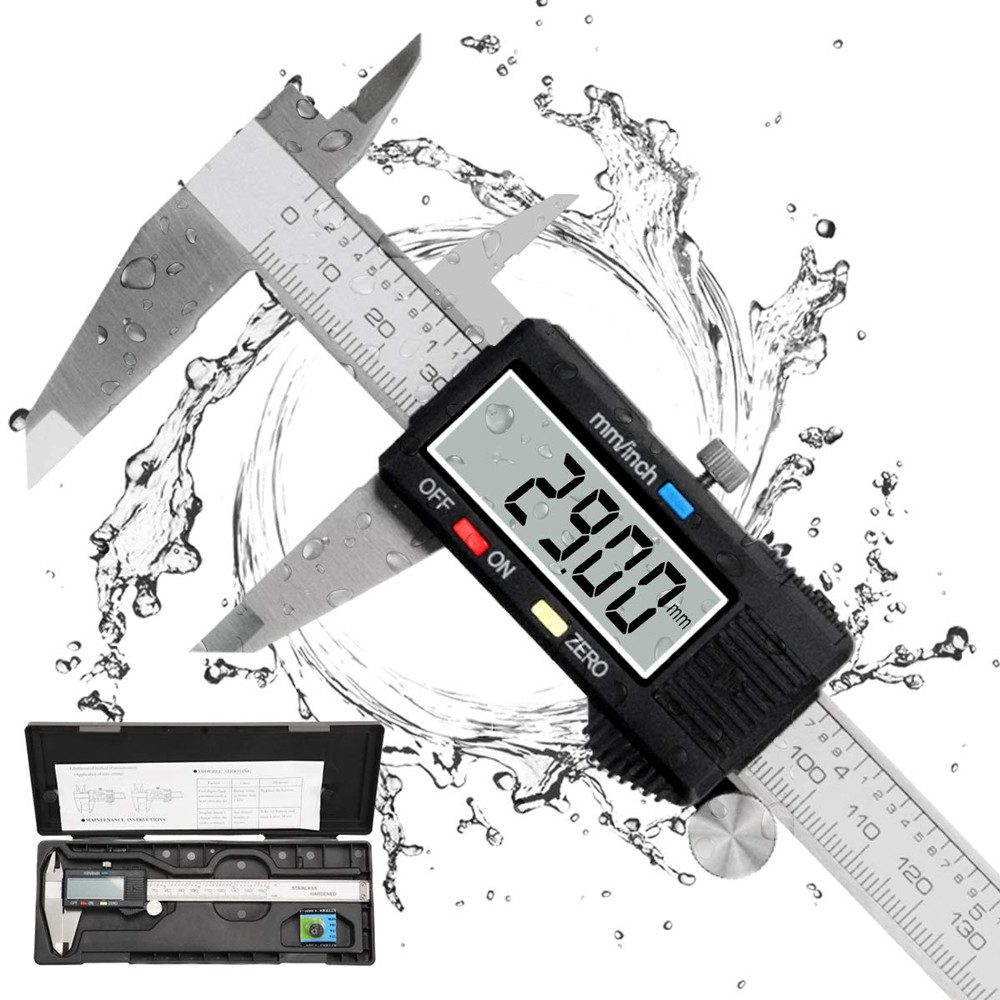 Messschieber Messschieber Digital, 150 mm/6" Edelstahl Schieblehre Digital mit LCD