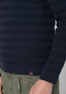 TIMEZONE Strickpullover Striped Crewneck Sweater