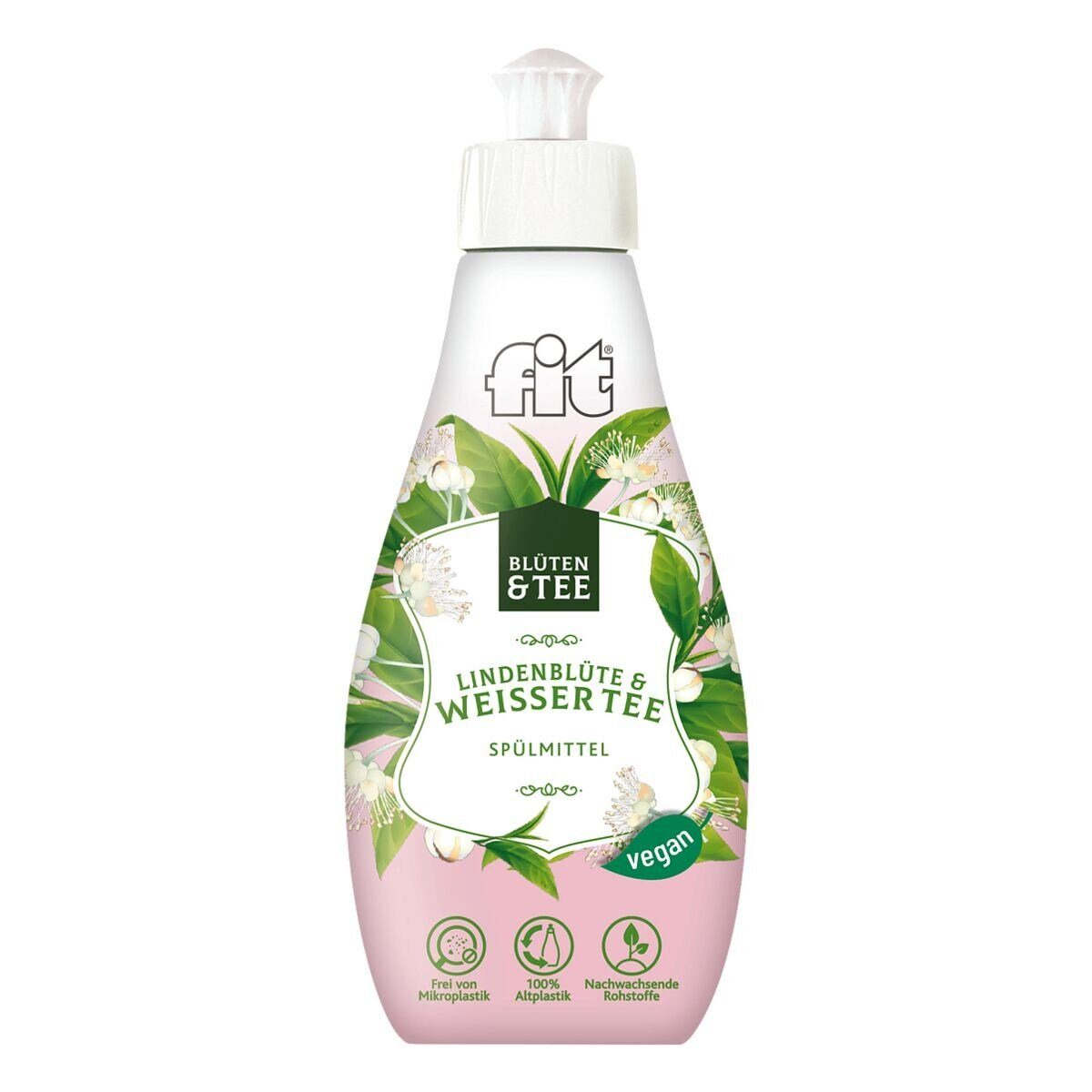 FIT GRUENEKRAFT Weißer Tee Geschirrspülmittel vegan) Lindenblüte (400 & ml