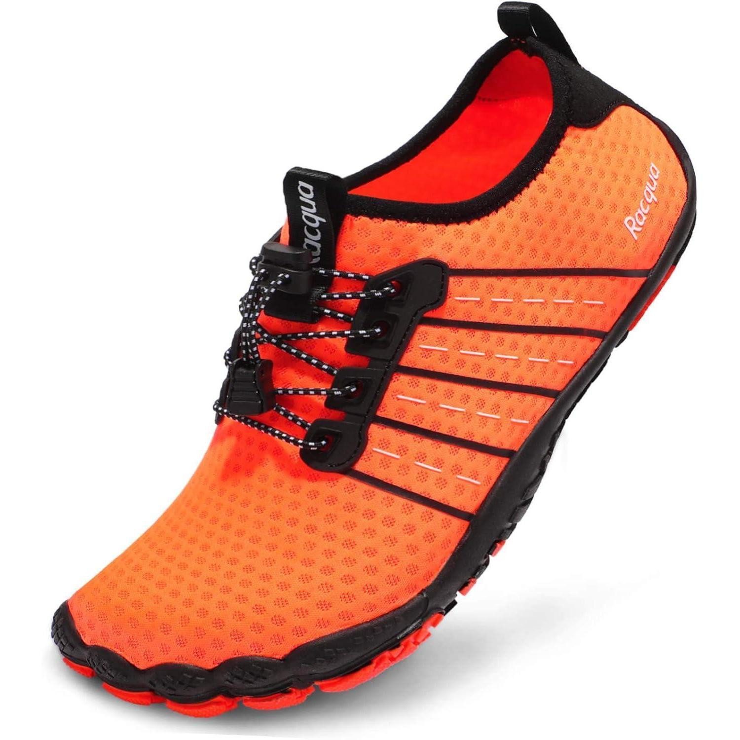 LuxusKollektion Wasserschuhe Mesh Barefoot Composite 7.5 Women 6.5 Men Wz112 Orange Wasserschuh
