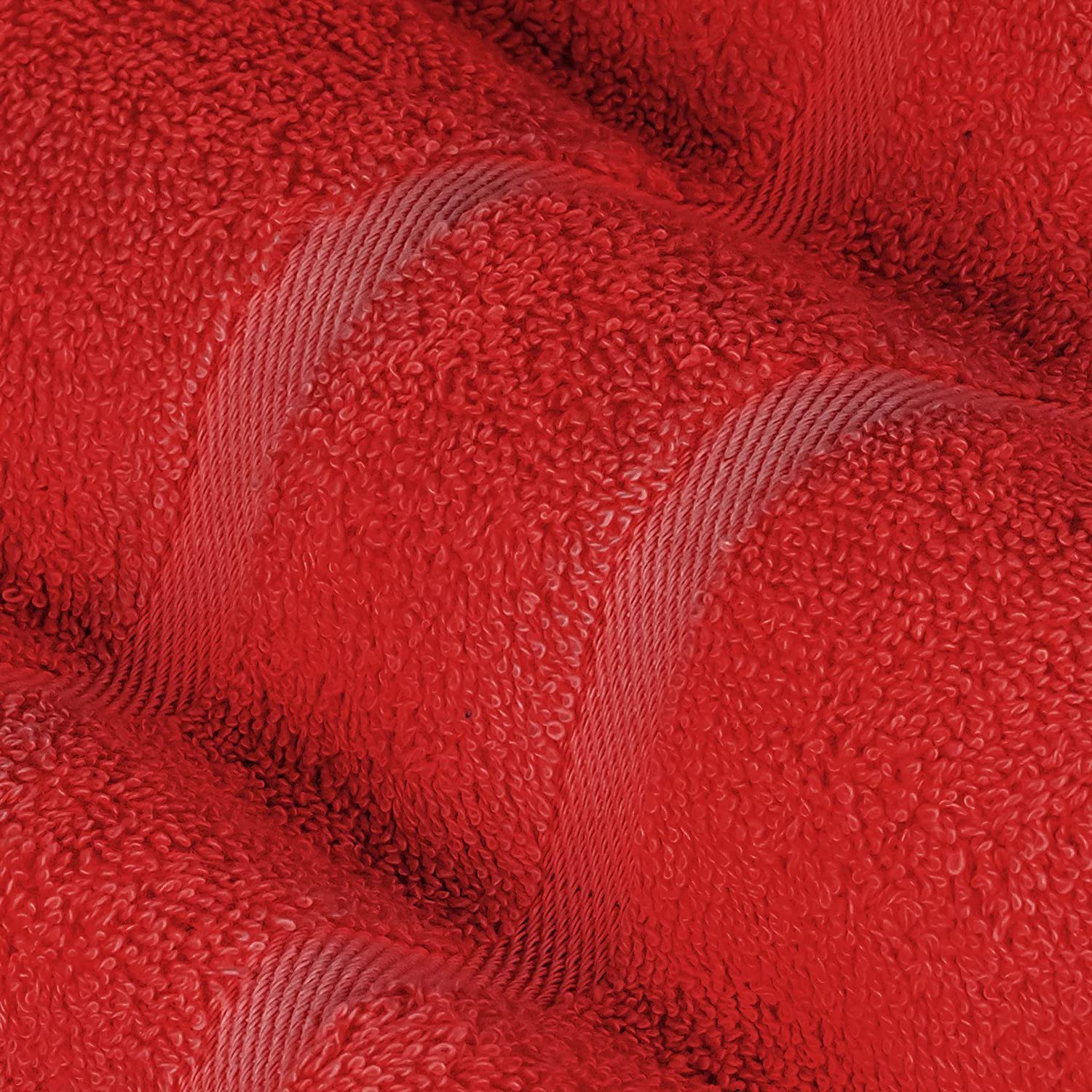 StickandShine Handtuch Duschtücher 4x Handtücher Gästehandtuch Baumwolle, Rot 4x Set 100% SET 2x (Spar-SET)