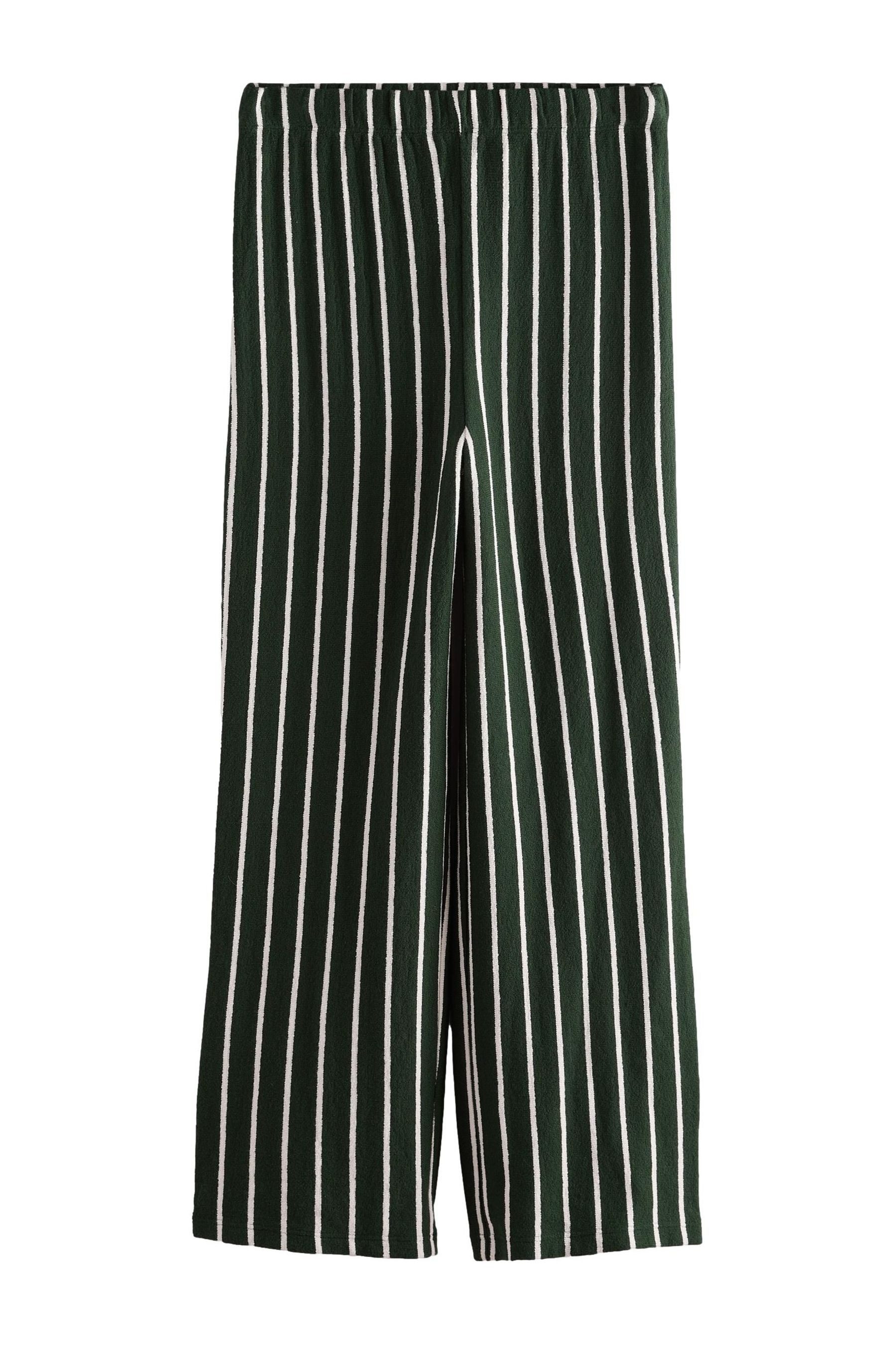 Next Jerseyhose Gestreifte weite Frotteehose 100 günstig online kaufen