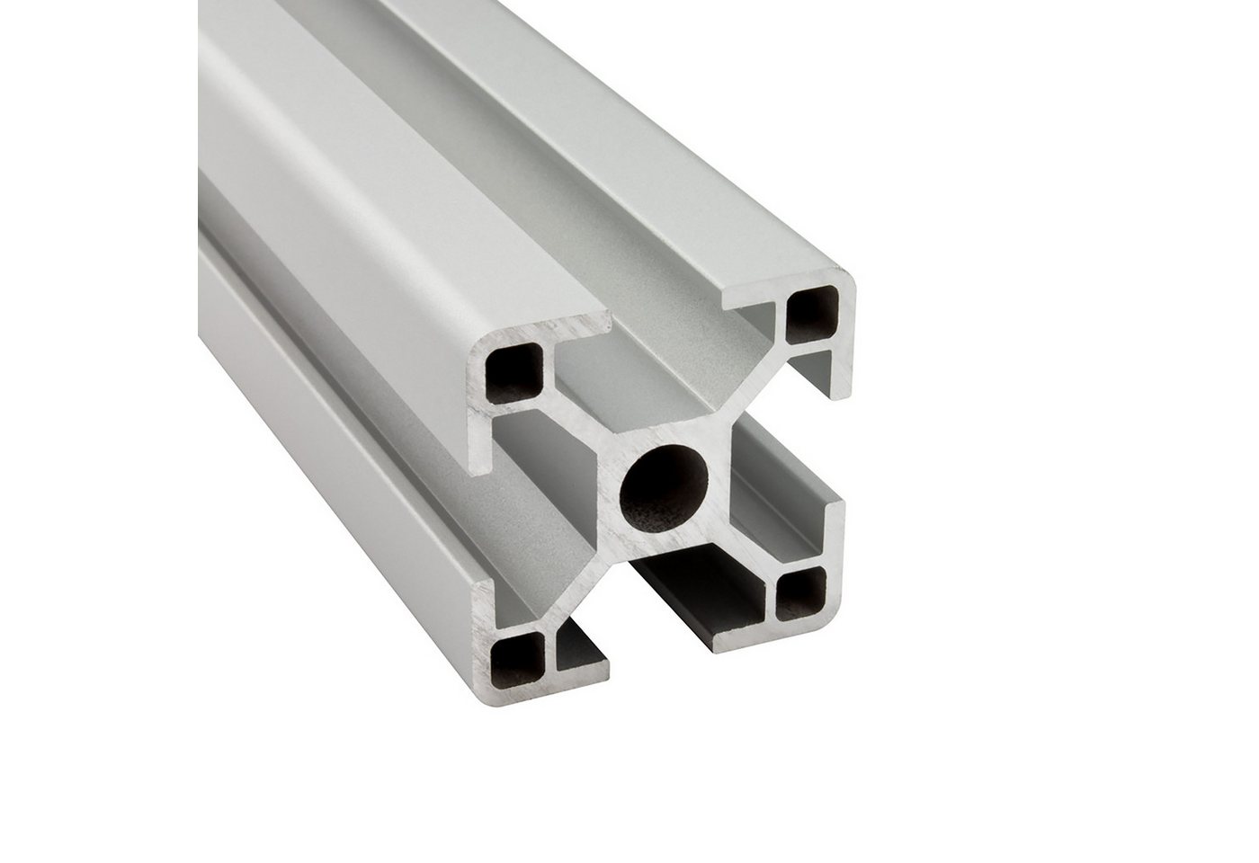 Thumbnail - tktrading24 Profil Aluprofil 30x30mm Nut 8 Aluminium Systemprofil Typ I 10cm 100mm
