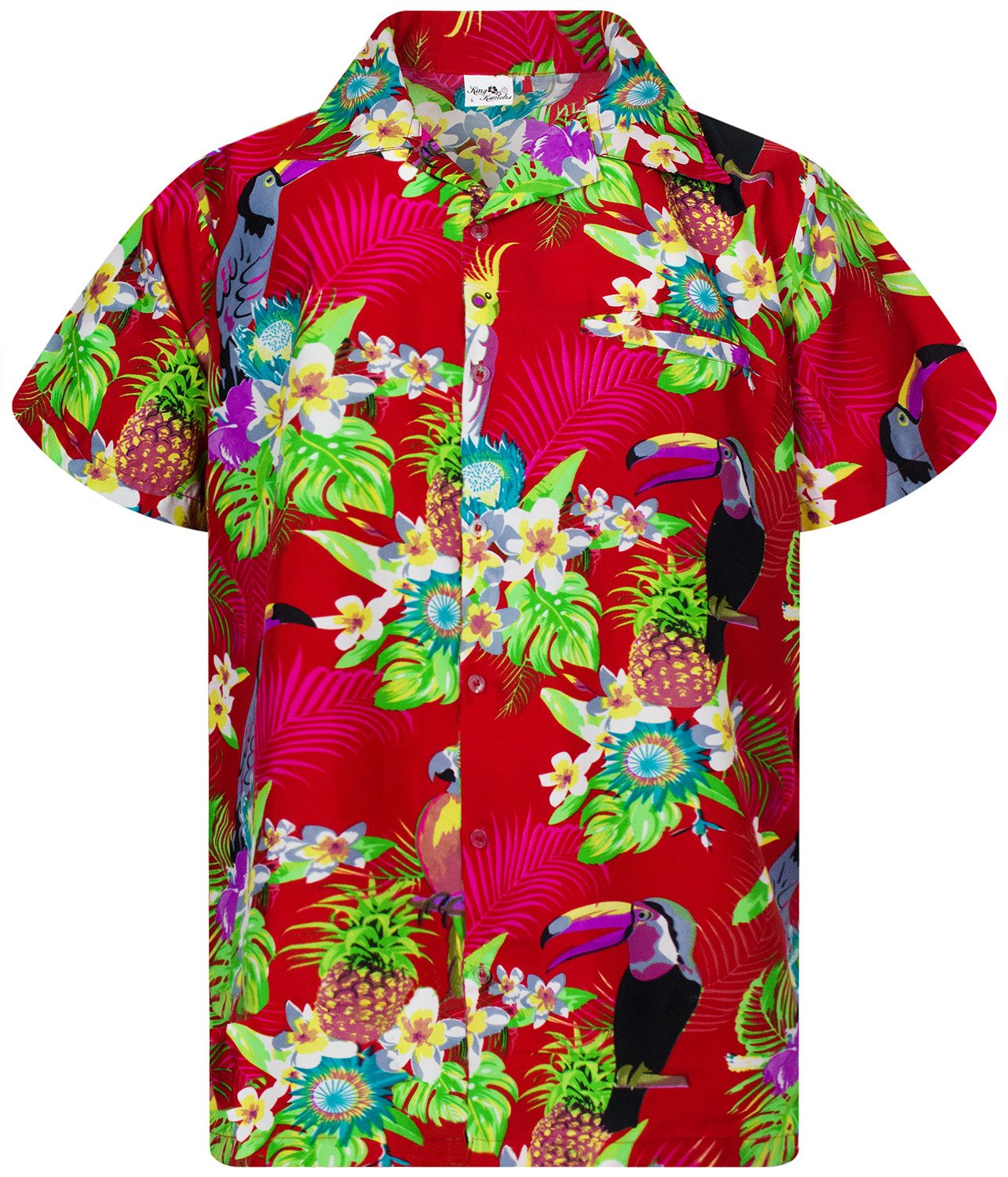 King Kameha Hawaiihemd Parrot Cockatoo Funky günstig online kaufen