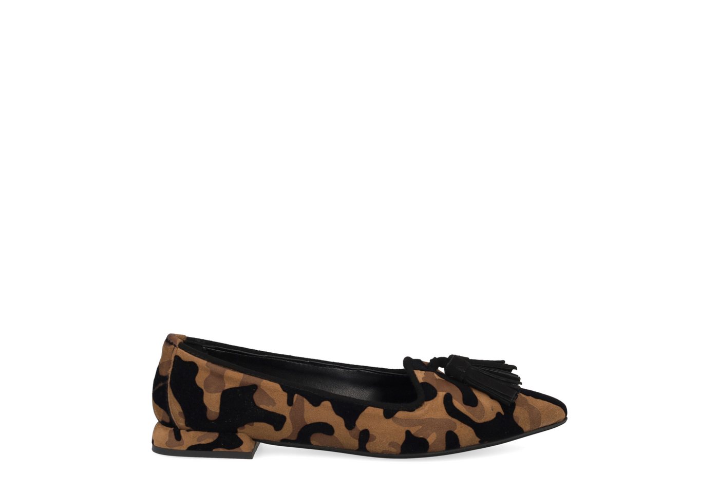 Lüke Schuhe Lüke Schuhe SKYE CUORO / NERO, Ballerina, Braun, Camouflage, Damen Ballerina