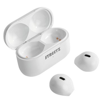 STREETZ TWS Mini Bluetooth In-Ear Kopfhörer Li-Ion-Akku Kopfhörer (integriertes Mikrofon, keine, Bluetooth, inkl. 5 Jahre Herstellergarantie)