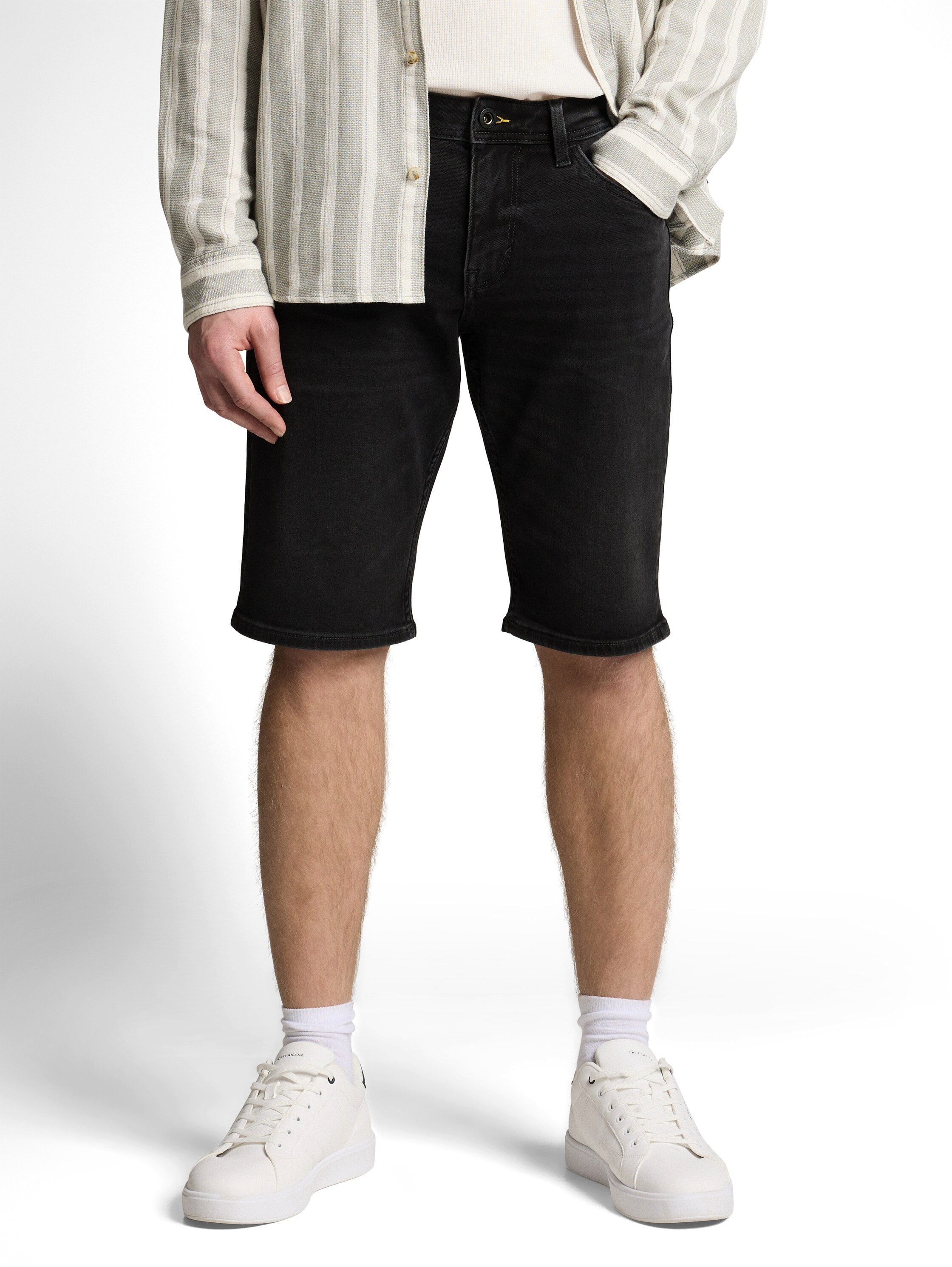 TOM TAILOR Caprihose TTJOSH REGULAR SLIM Jeans Shorts mit Superstretch