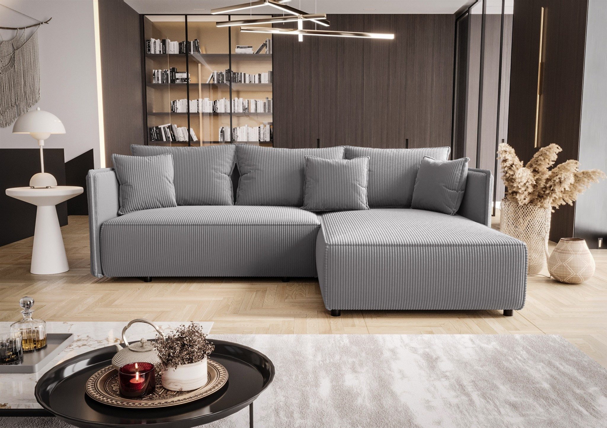 Fun Möbel Ecksofa Schlafsofa Sofa EVORA günstig online kaufen