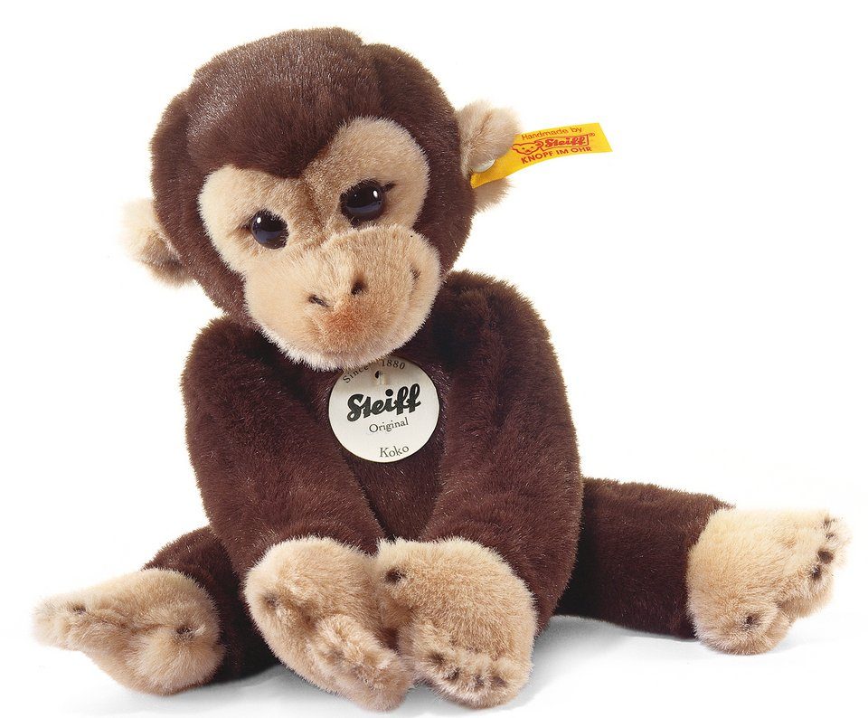 Steiff Kuscheltier Koko Affe braun, 25 cm