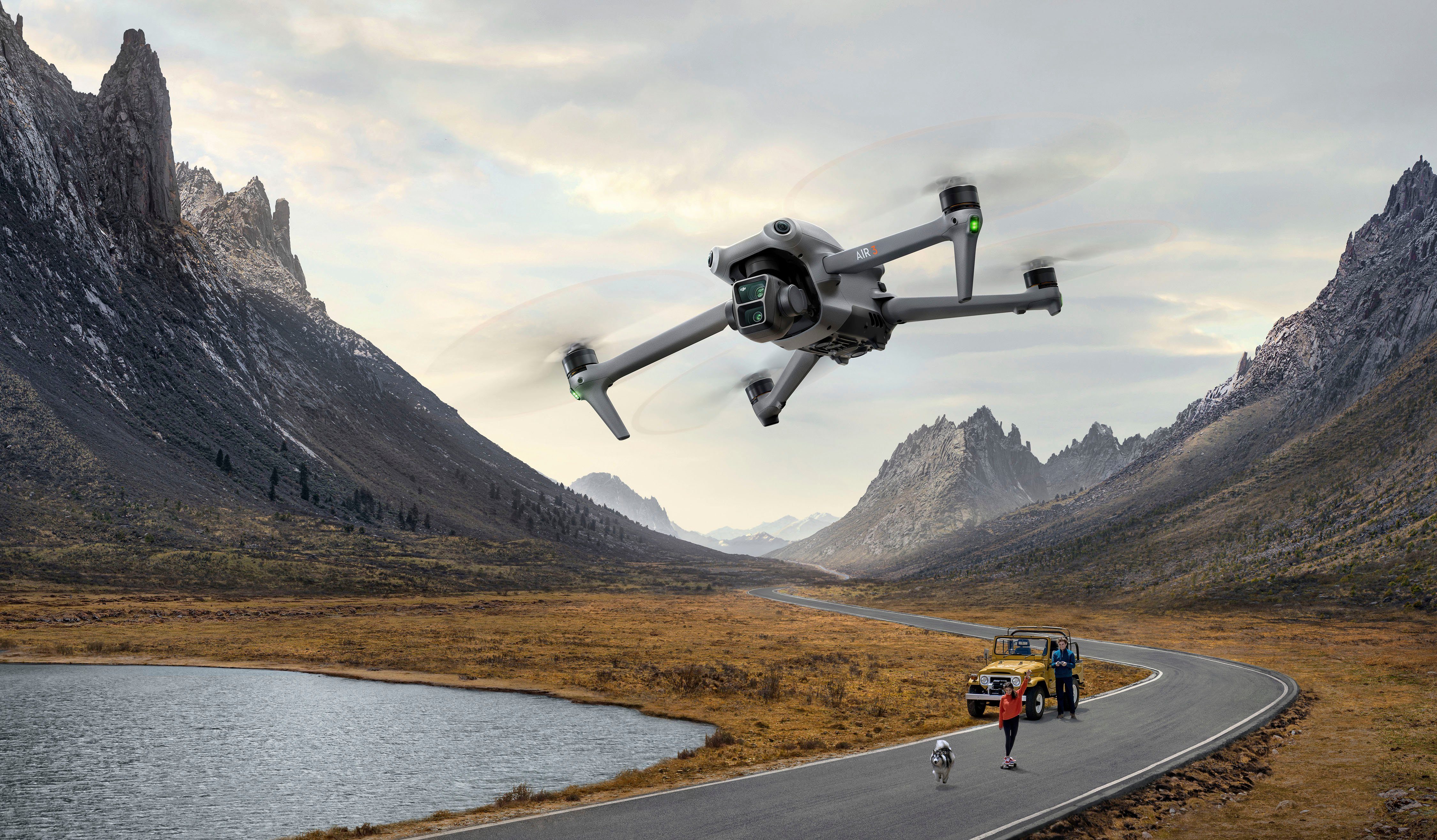 Fly More Drohne Air RC-N2) (DJI (4K DJI 3 HD) Combo Ultra