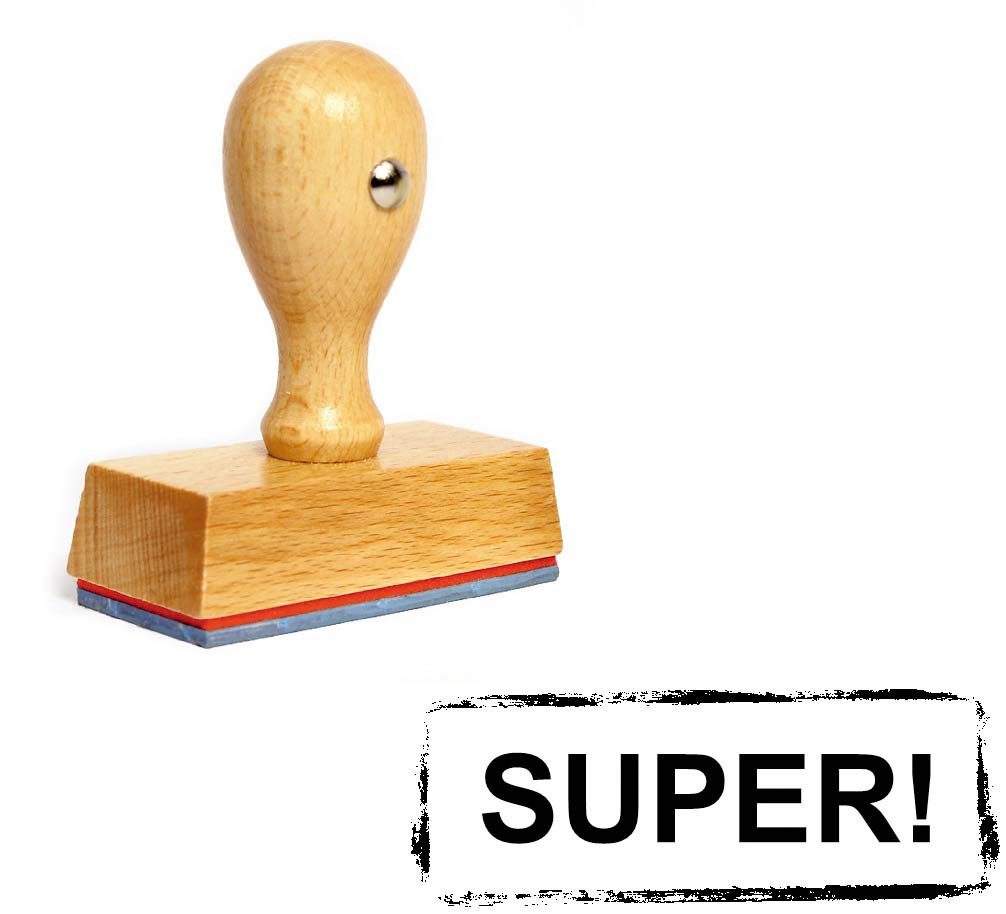 Dekolando Stempel Lehrerstempel SUPER Bürostempel