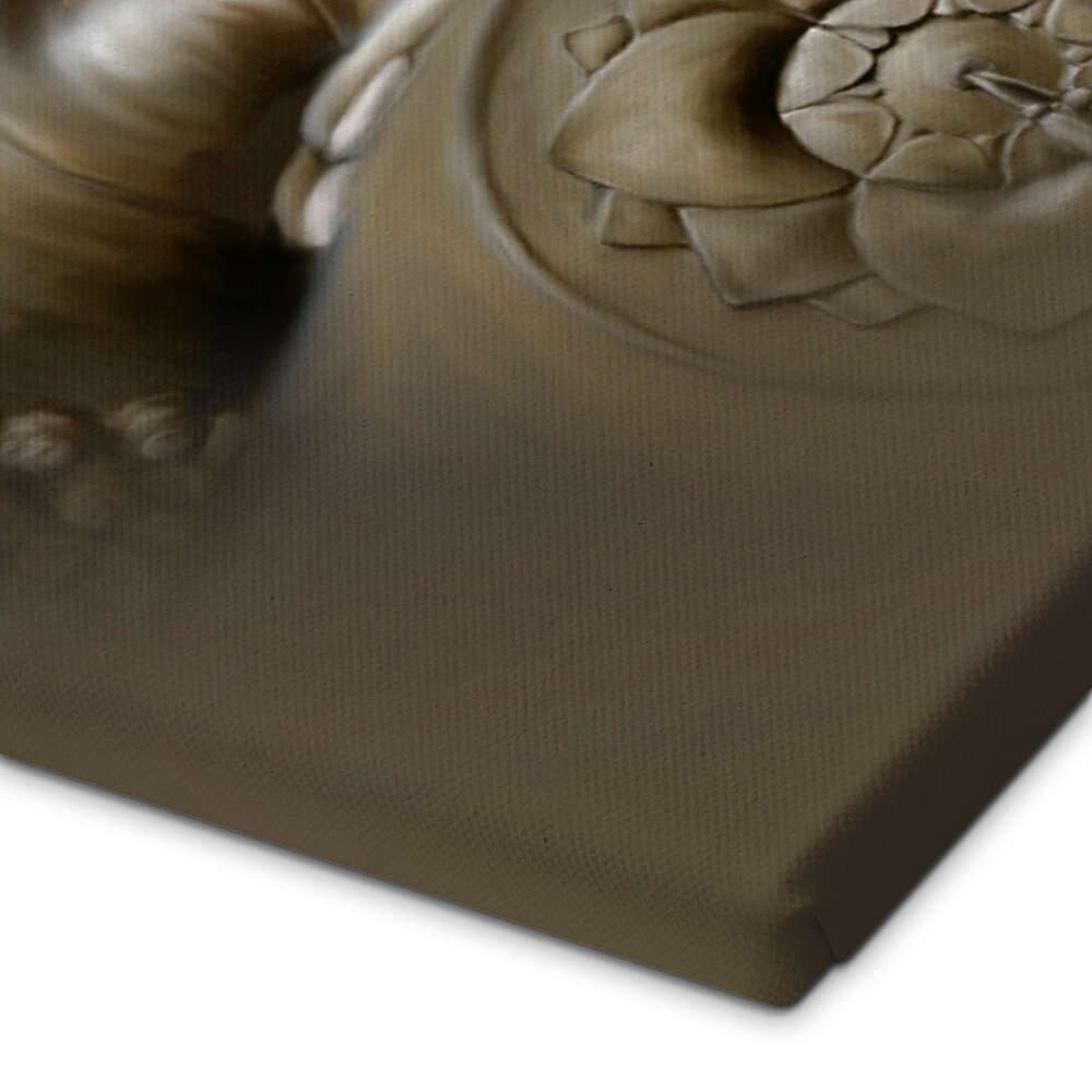 Posterlounge Wandbild Schlafender Buddha, Christine Ganz, erhältlich als Poster, Leinwandbild, Wandsticker oder Acrylglasbild