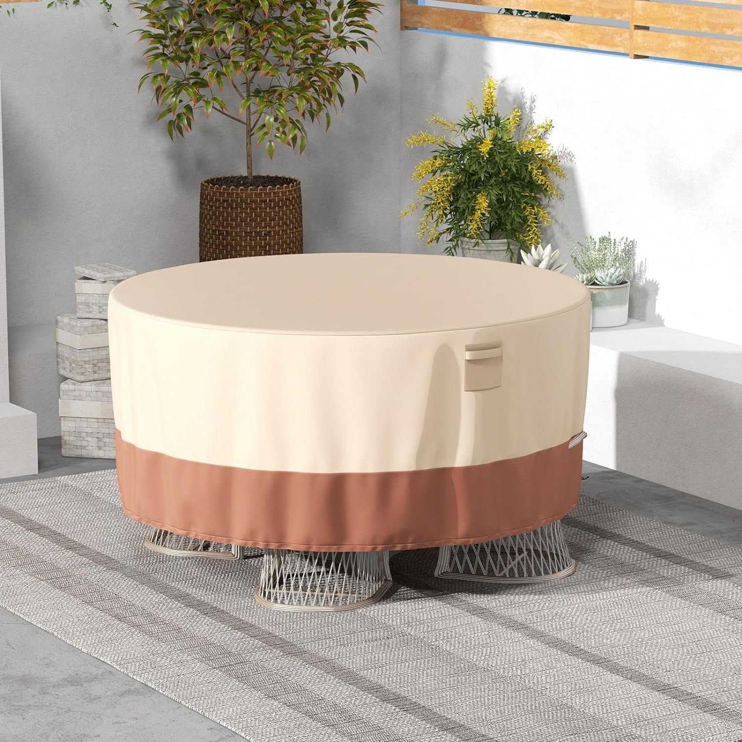 COSTWAY Gartenmöbel-Schutzhülle Gartenmöbel Abdeckung, wasserdicht günstig online kaufen