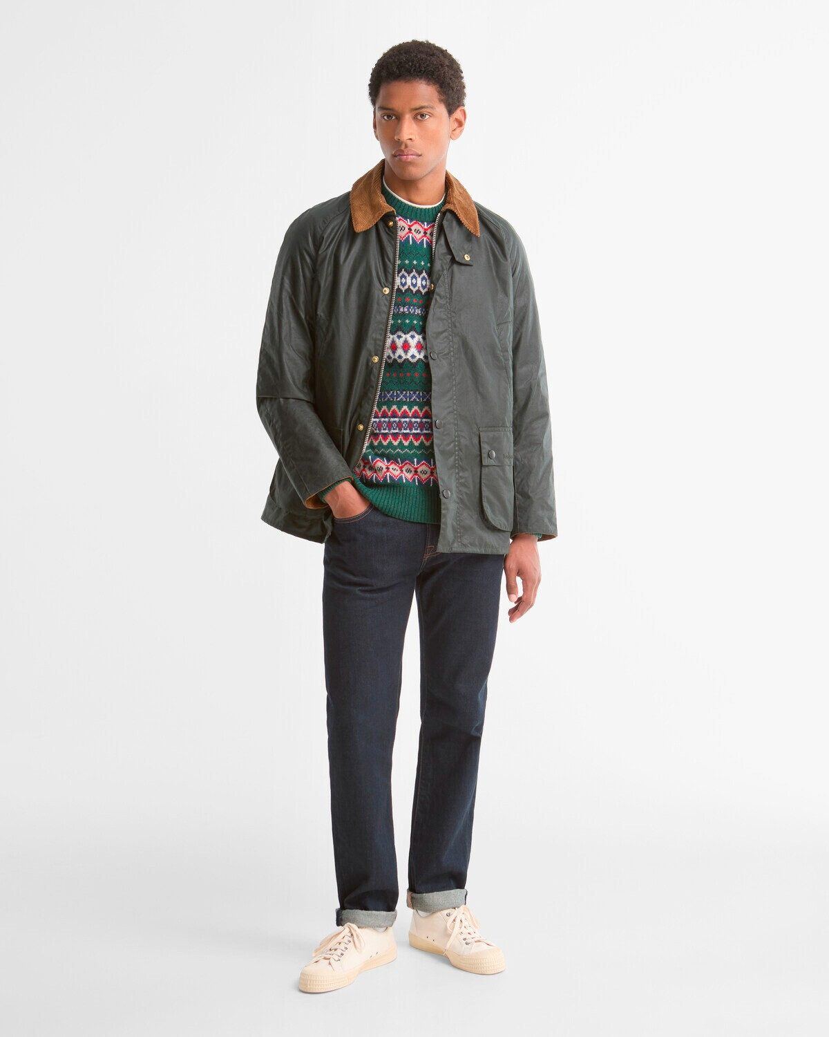 Barbour Allwetterjacke Wachsjacke Festive Ashby Tartan