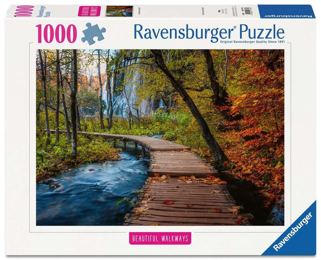 Ravensburger Puzzle Herbstlicher Waldweg – 1000 Teile Puzzle von Ravensburger, 1000 Puzzleteile