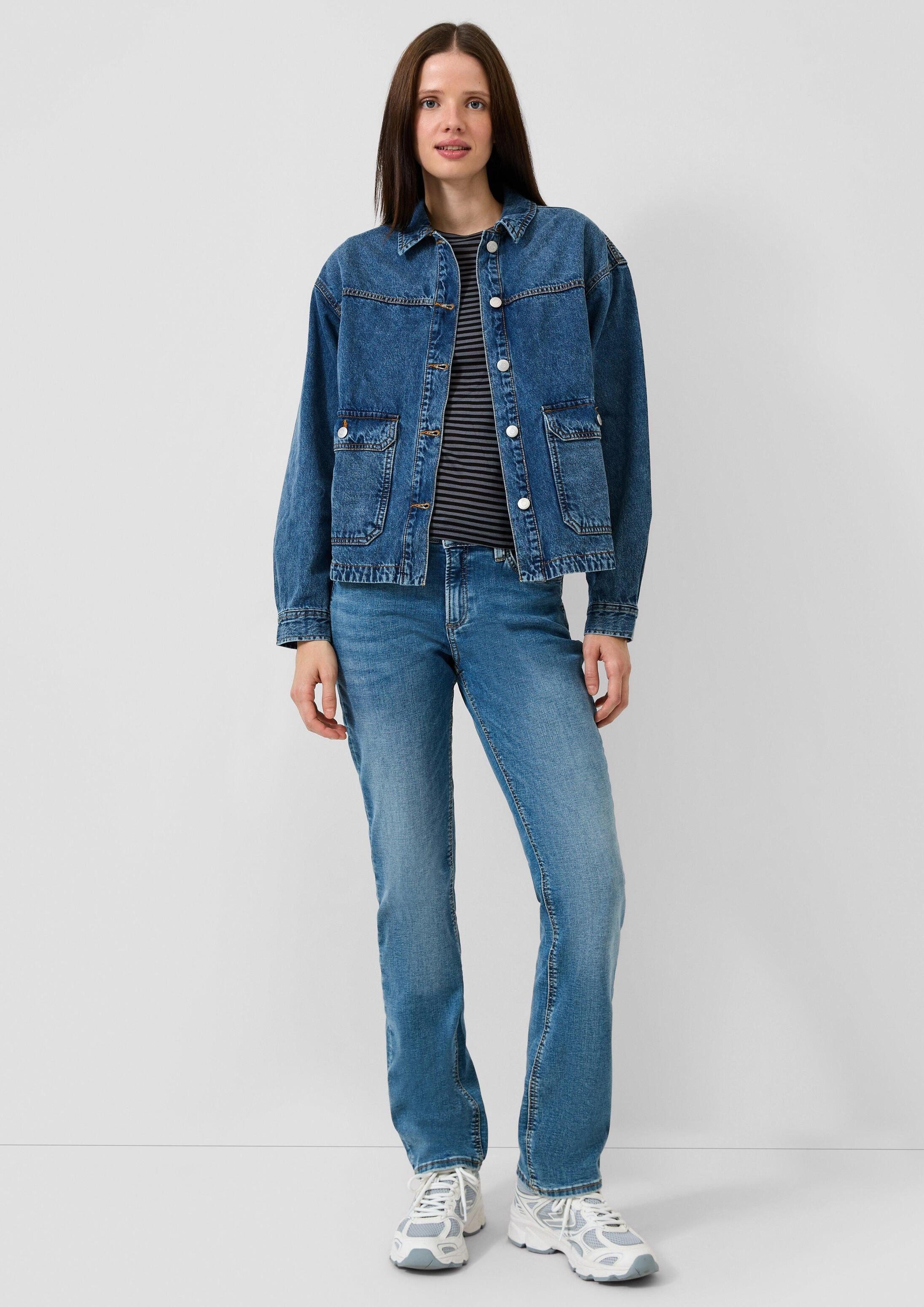 QS Regular-fit-Jeans Jeans-Hose CATIE Jeans Catie / Mid Rise / Straight Fit