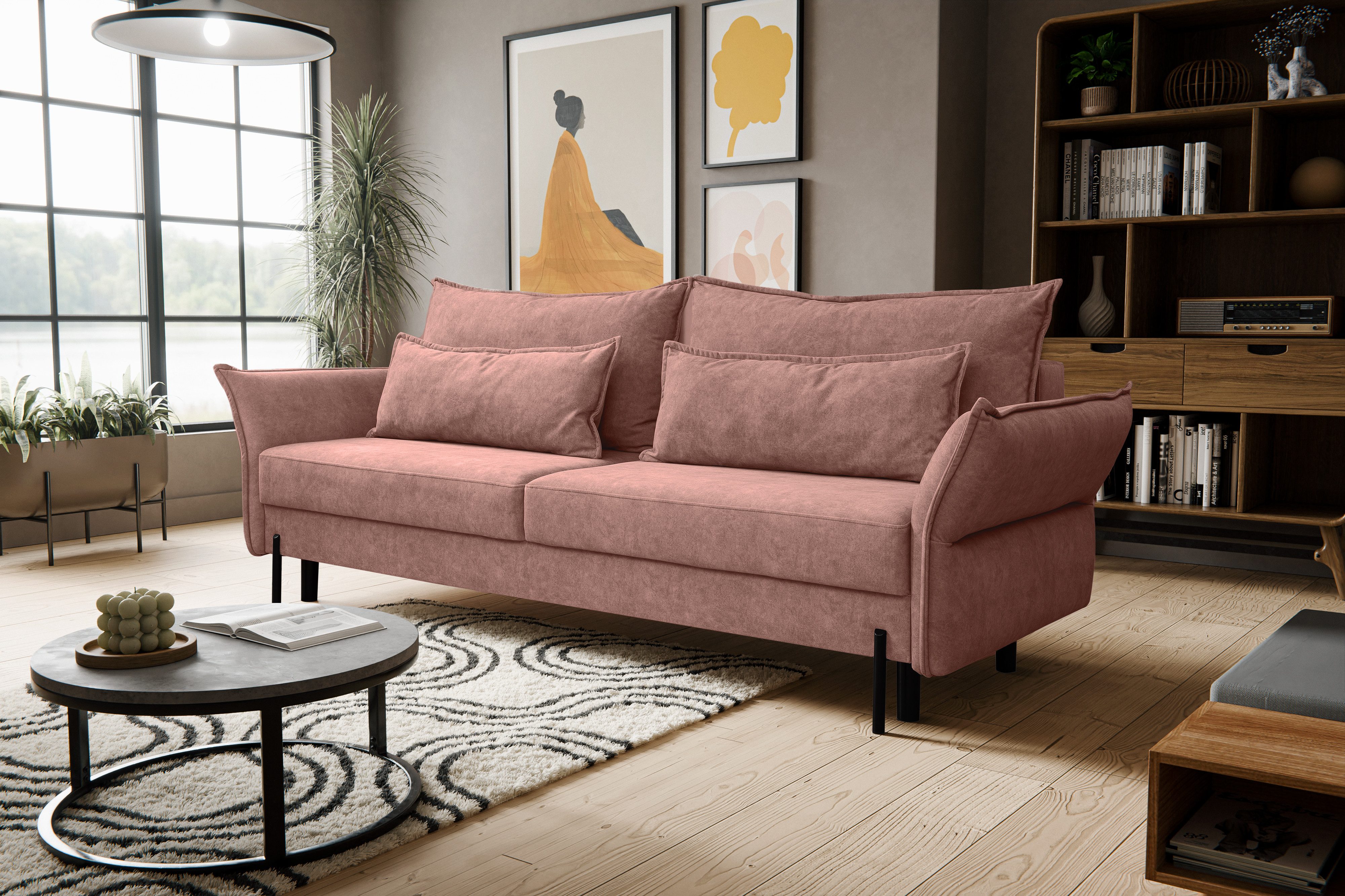 Kaiser Möbel Schlafsofa Volio mit Bettzeugcontainer, günstig online kaufen