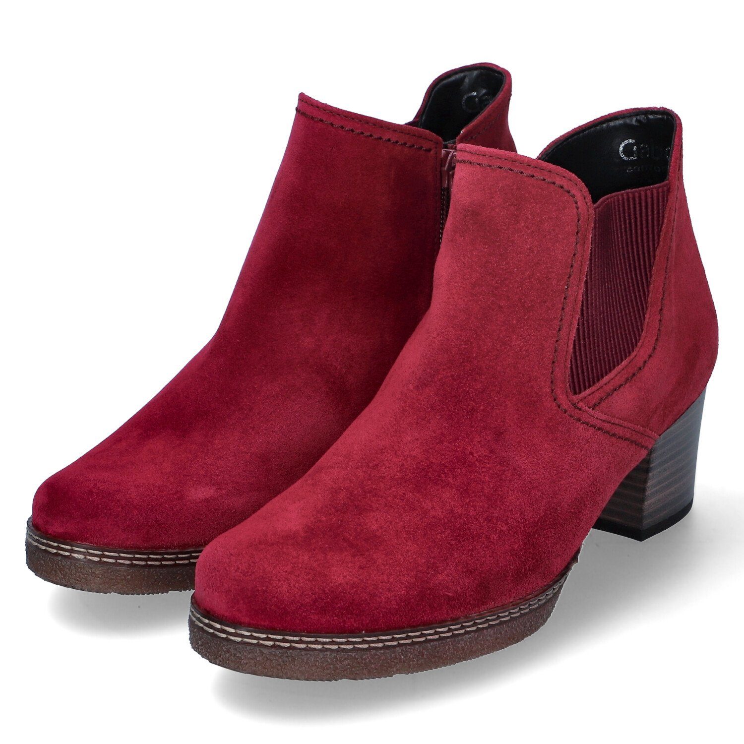 Gabor Ankle Boots Stiefelette Rot (dark-opera)