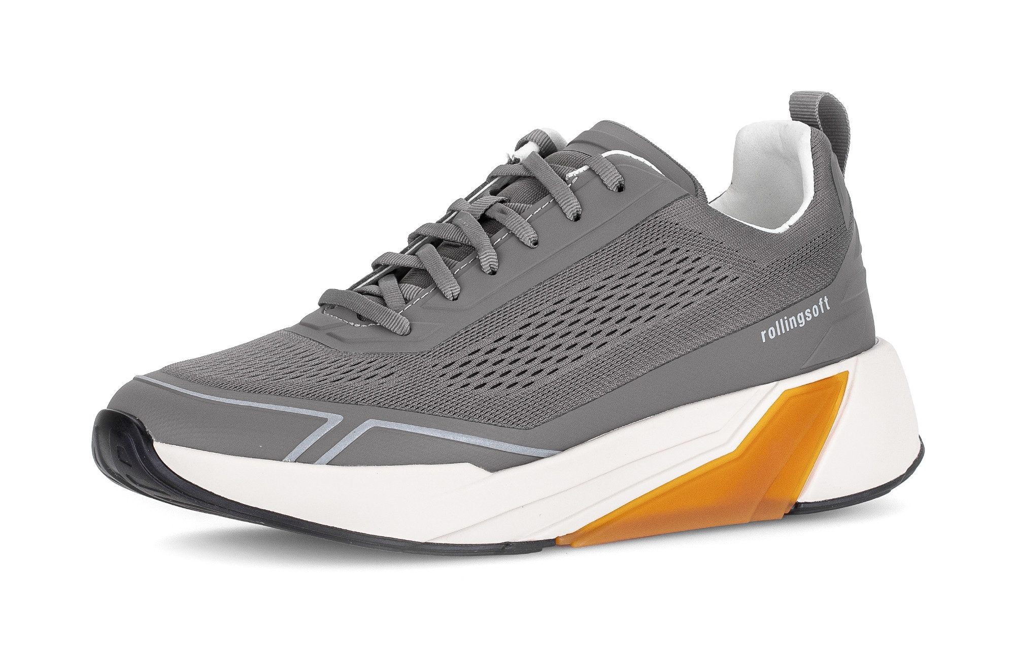 rollingsoft Sneaker, Freizeitschuh, Halbschuh, Schnürer mit Details in der Sohle, G-Weite