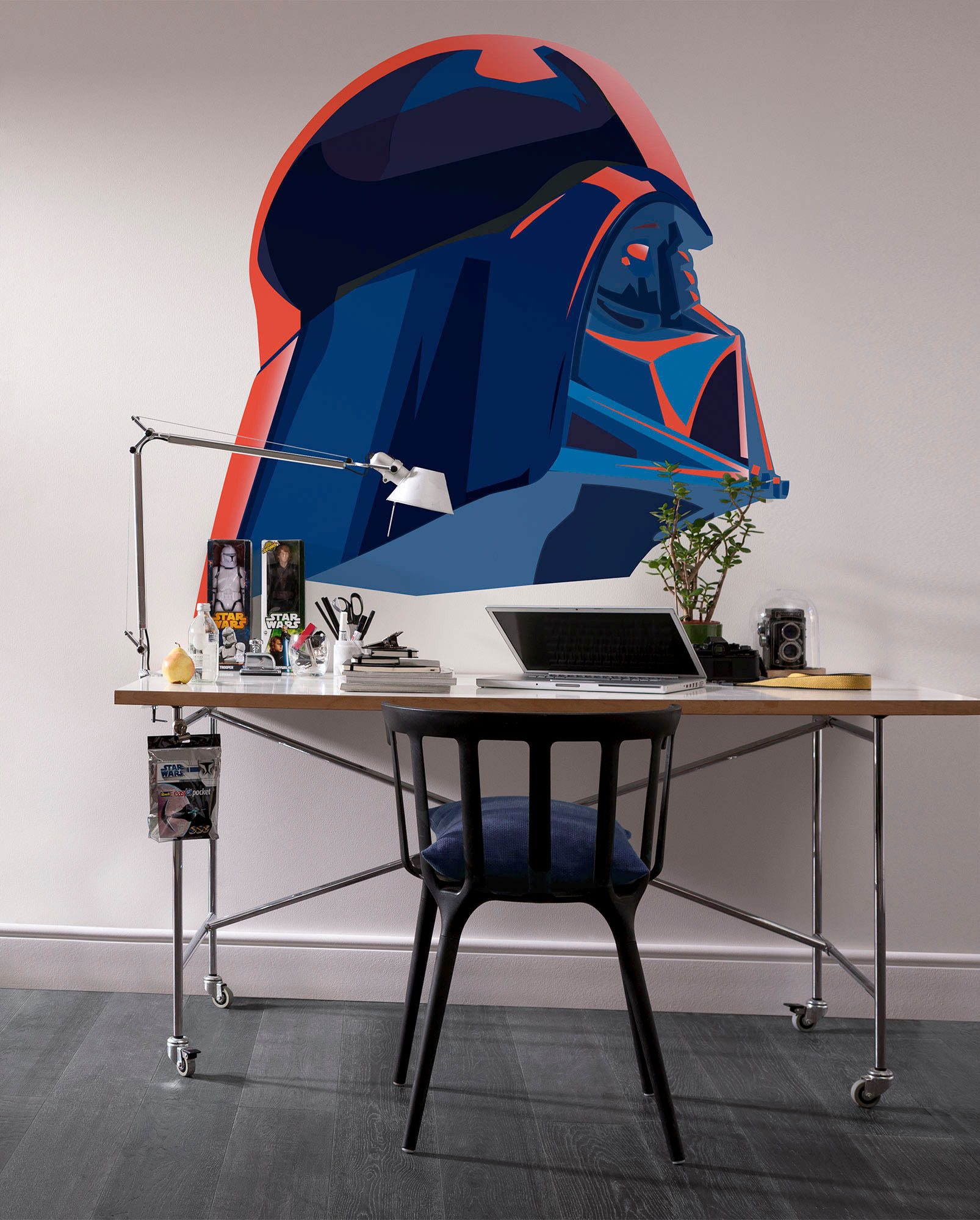 Komar Wandtattoo Star Wars Cover Up - Größe 125 x 125 cm (1 St), Künstler: Komar, rund und selbstklebend