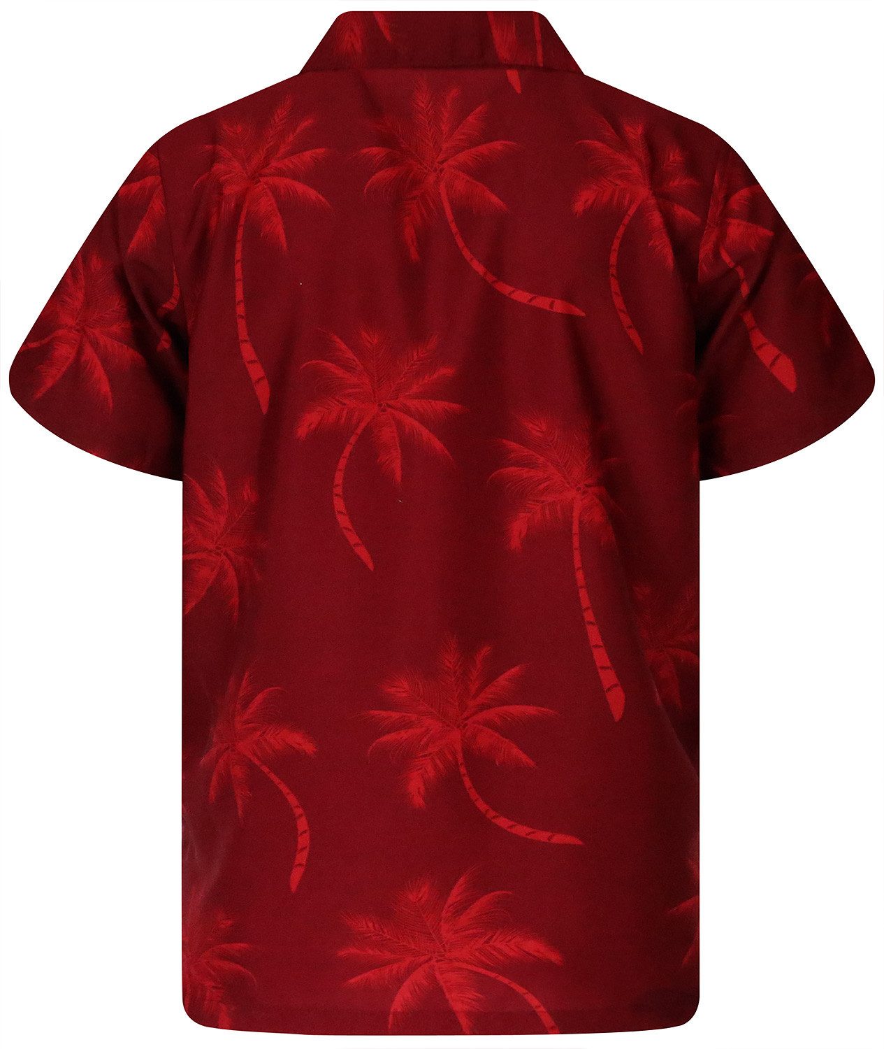 King Kameha Hawaiihemd "Palmshadow" Funky Hawaii-Hemd Herren Kurzarm Front-Tasche Sommerhemd – Bild 2 von 5
