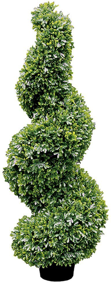 Kunstpflanze »Buchsbaum Spirale, getopft«, Fink, Höhe 90 cm, Dekopflanze Buxus, aus Kunststoff, im Topf, verschiedene Höhen erhältlich, In- und Outdoor geeignet-Otto