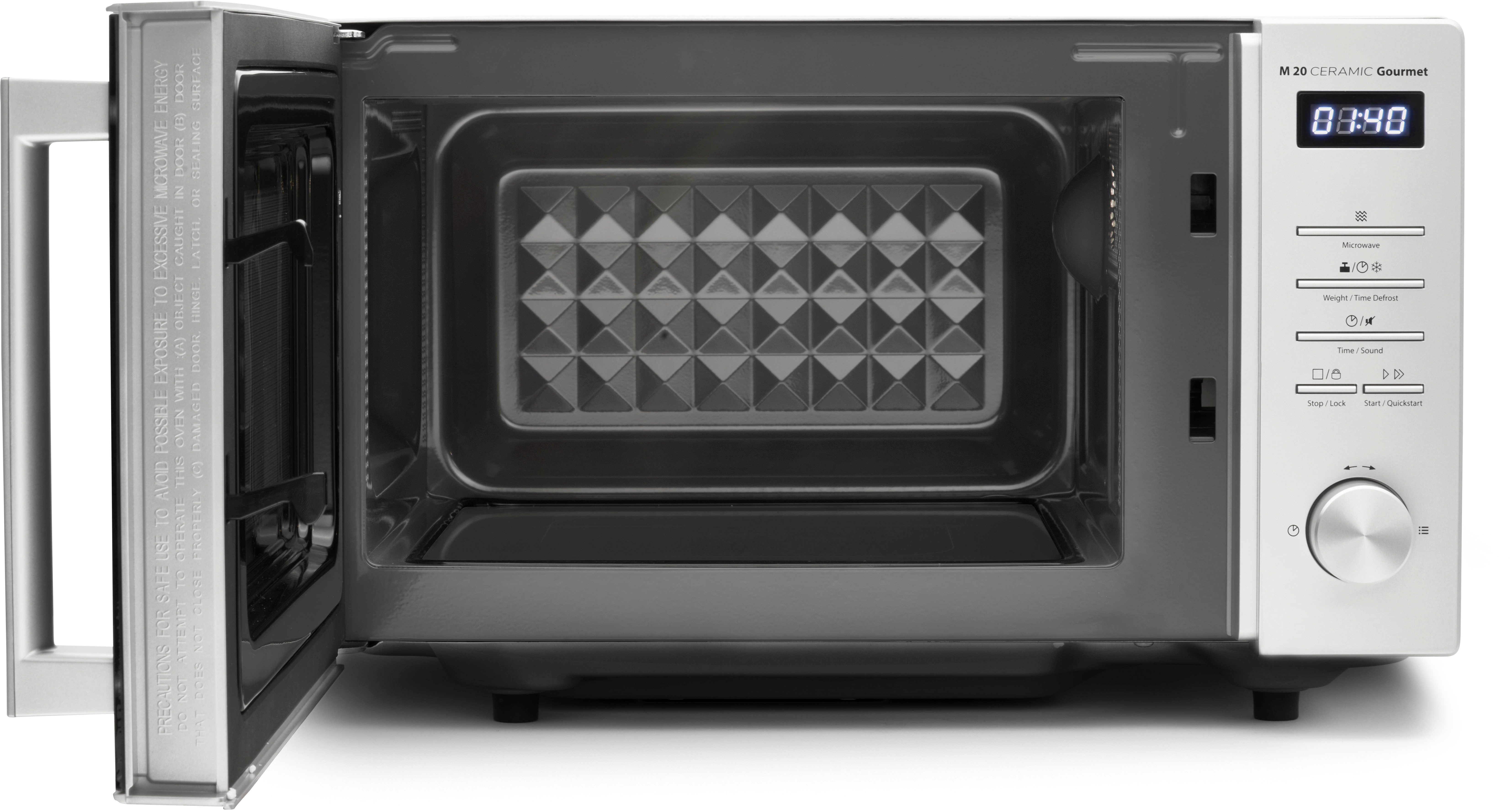 Caso Mikrowelle CASO M 20 Ceramic Gourmet, Mikrowelle, 20 l