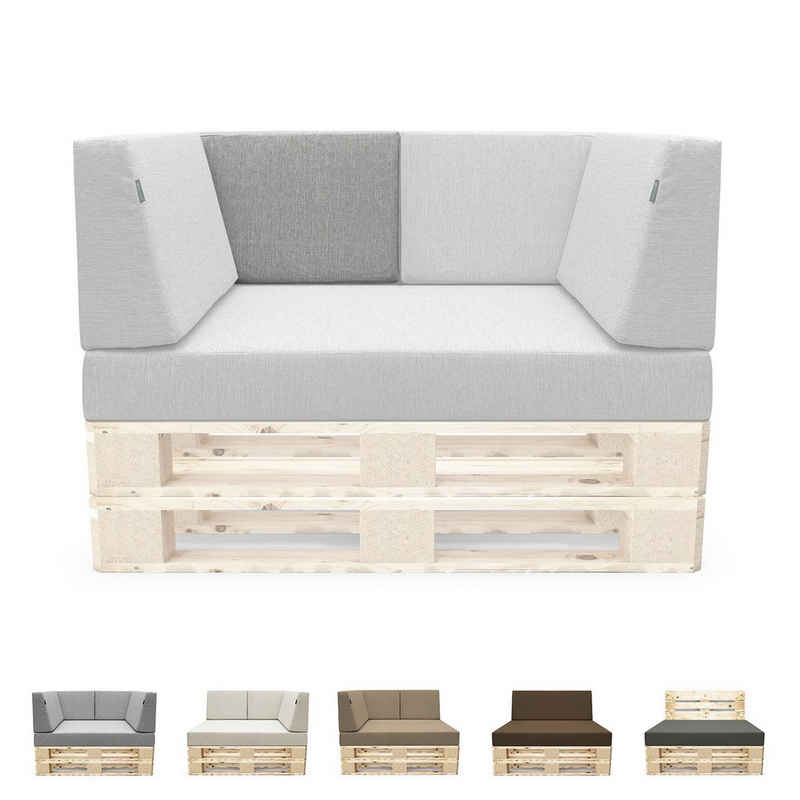 novely® Palettenkissen PANERO Palettenkissen, Sitzkissen Rückenkissen Palettensofa-Auflagen