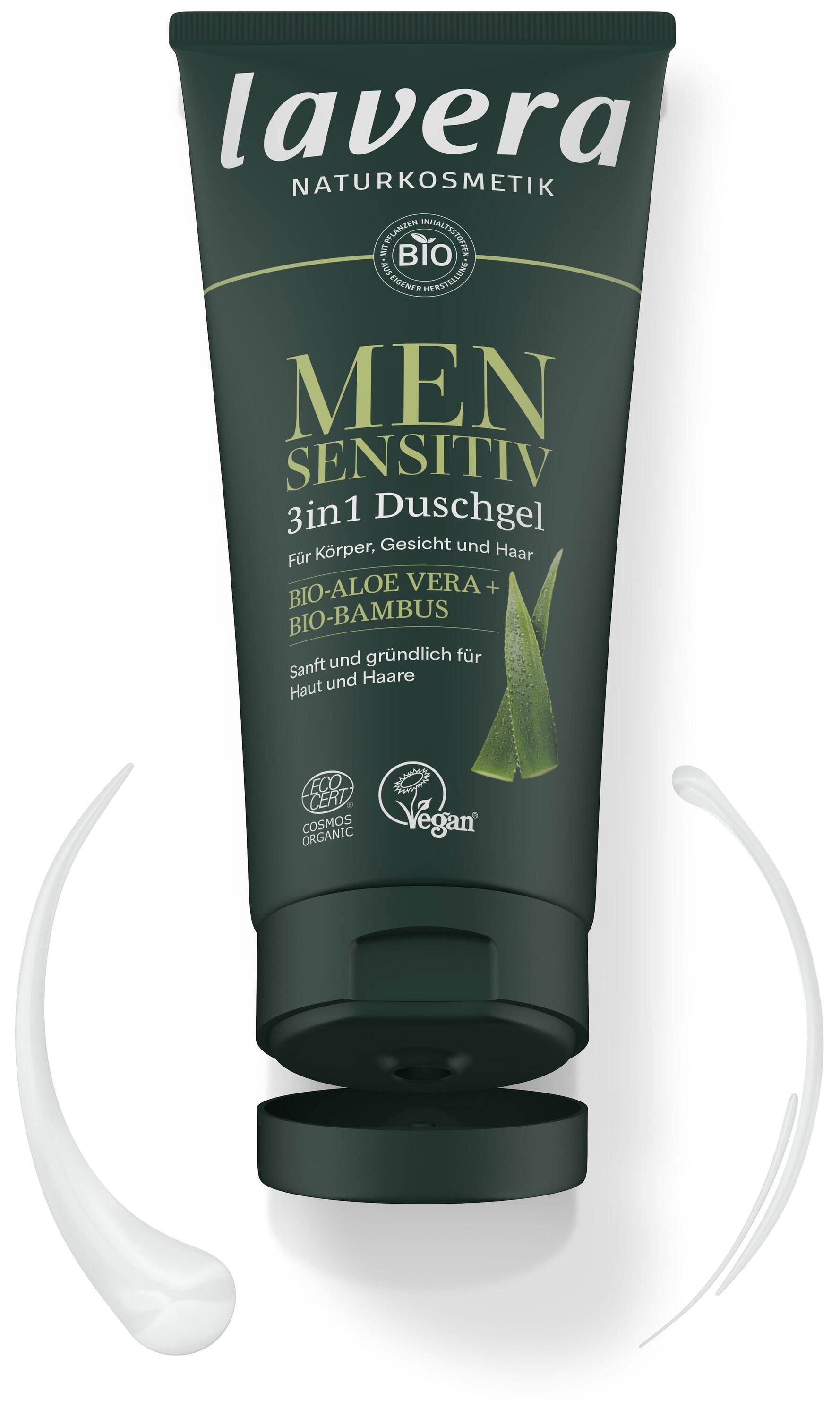 lavera Duschgel Men sensitive 3in1 Duschgel