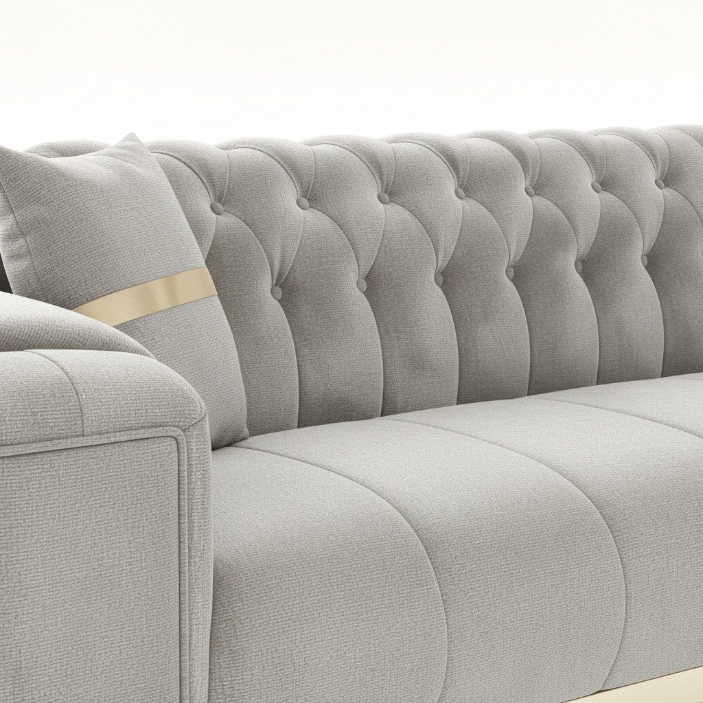 Palms-Store Sofa -Set Imperial Premium, 6 Farben verfügbar, 3-Sitzer + 2-Sitzer + Sessel (3-Sitzer mit Schlaf-funktion)