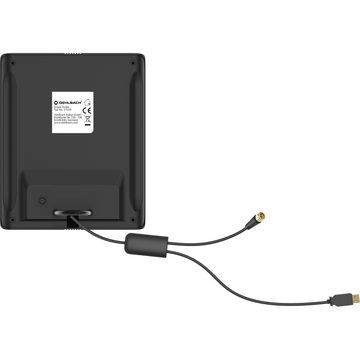 Oehlbach »Scope Audio Zimmerantenne für DAB+ Radioempfang – aktive Innenantenne mit Verstärker, F-Stecker und USB-Strom – schwarz« Innenantenne
