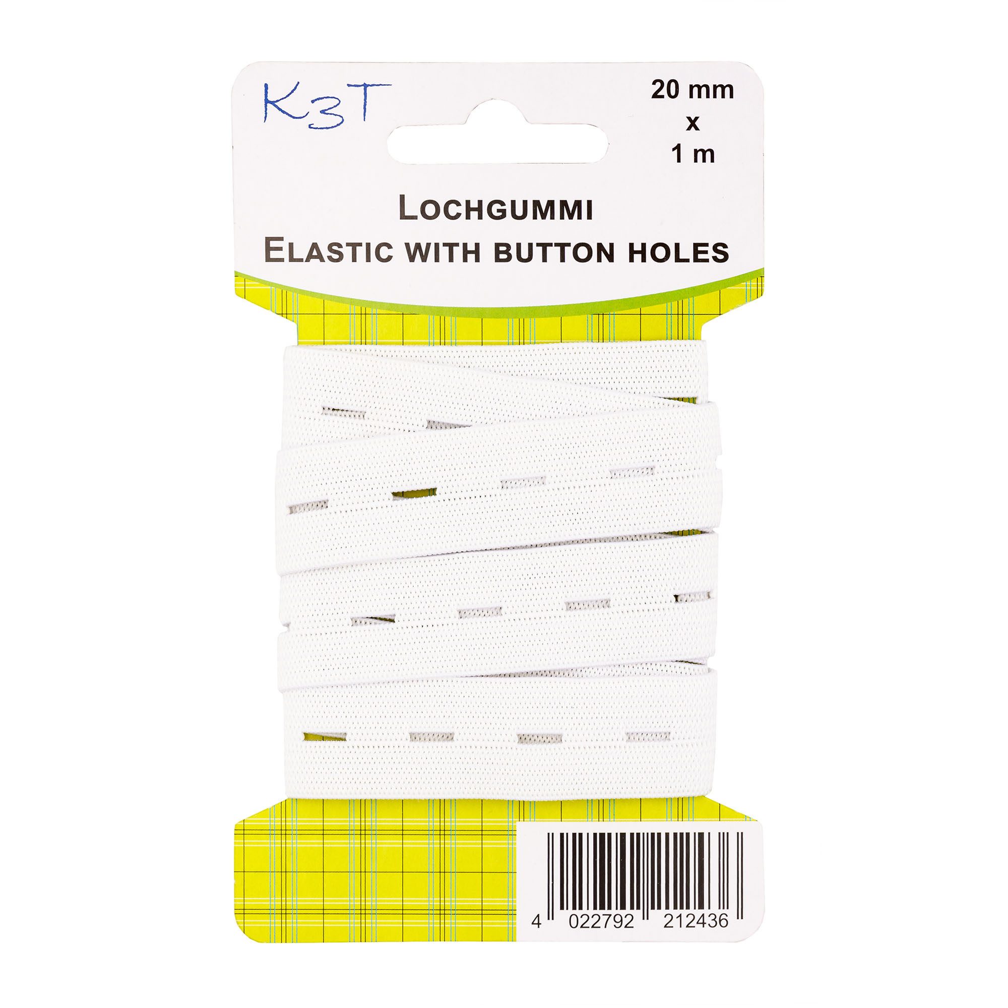 TSI Schreibwaren Gummiband Lochgummi 20 mm x 1 m
