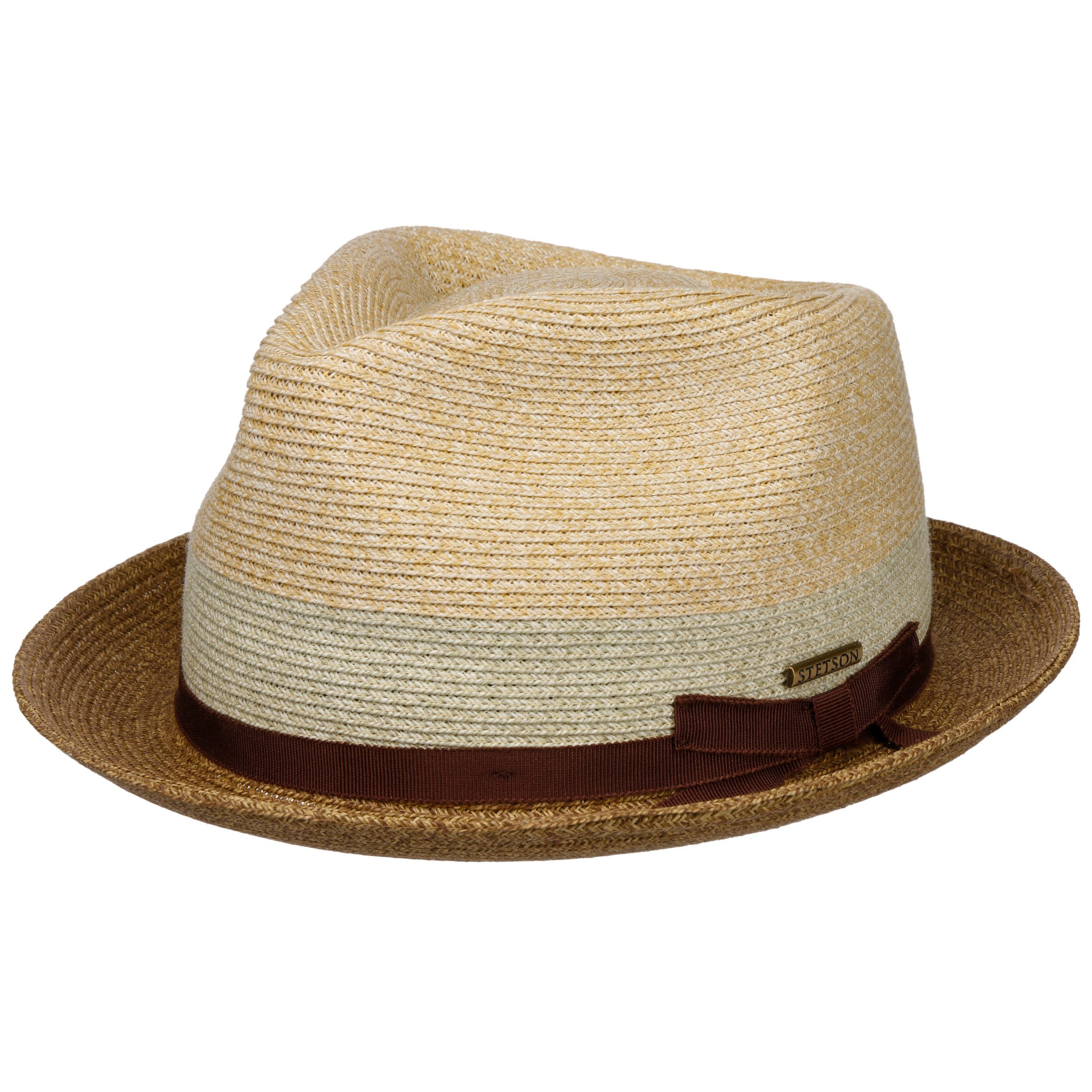 Stetson Strohhut Player Contrast Brim Toyo 85% Viskose (Toyo-Stroh); 15% Polyester (Viskose-Mix)